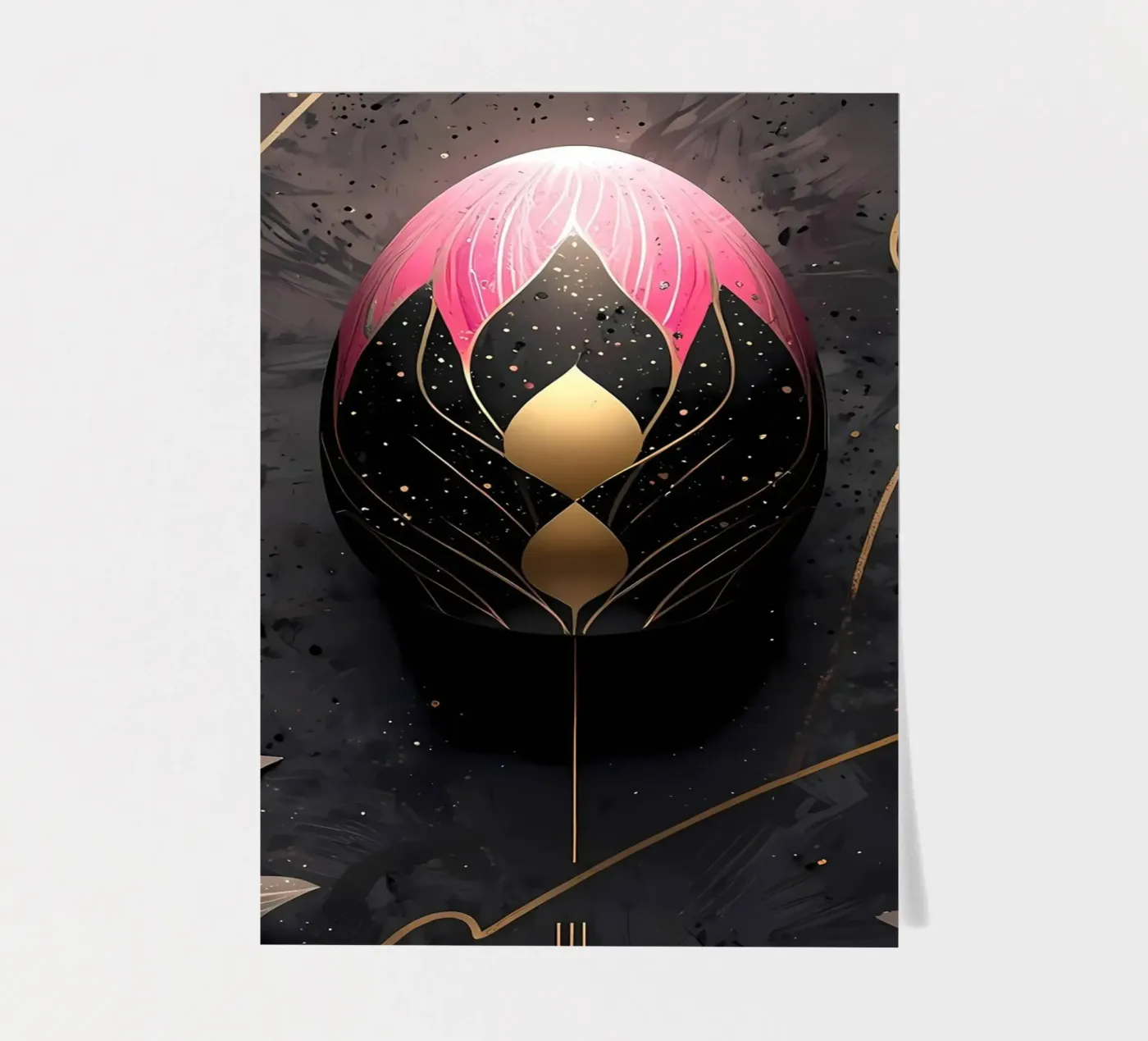 Modernes Osterei Stickerbogen von LM2Kone