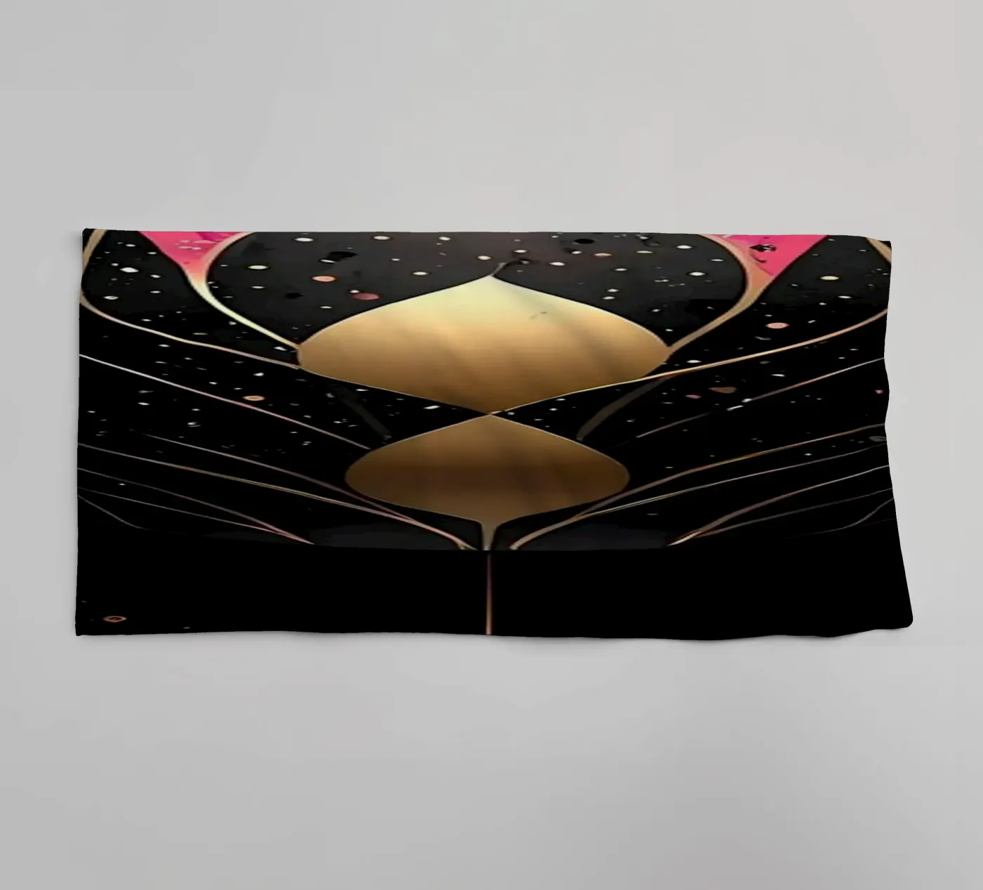 Modern Easter egg towel by LM2Kone