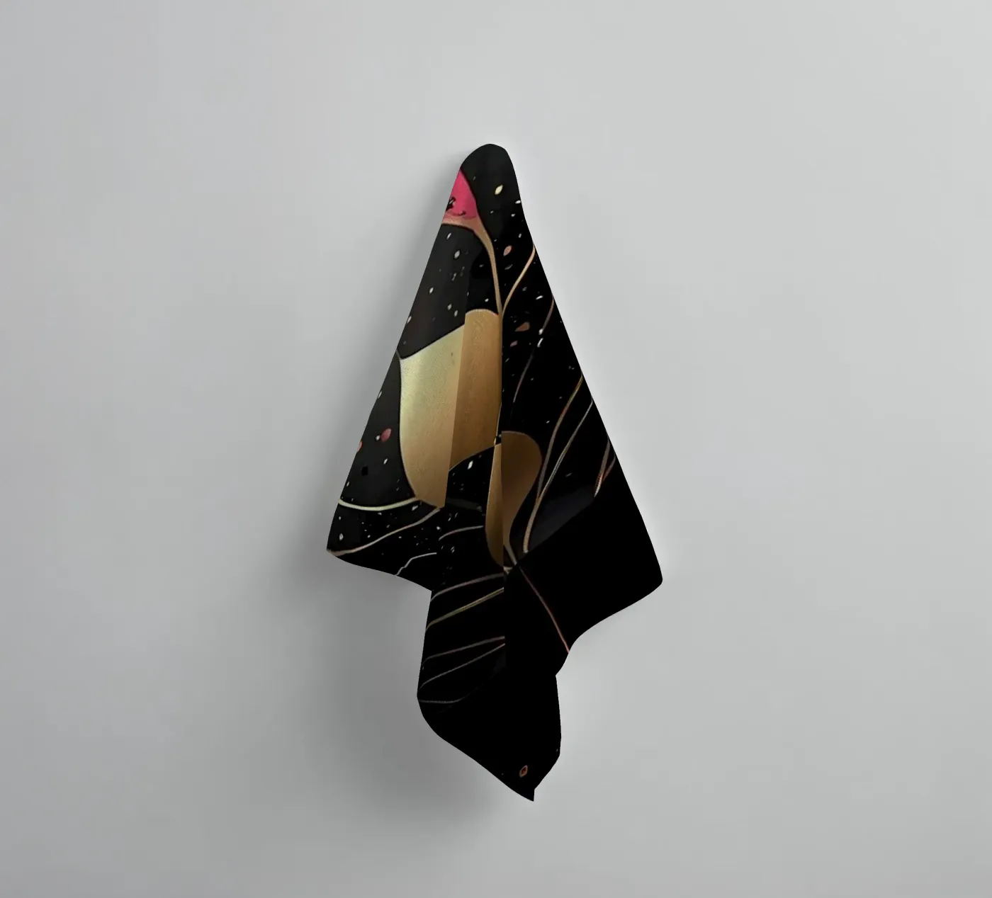 Modern Easter egg towel by LM2Kone