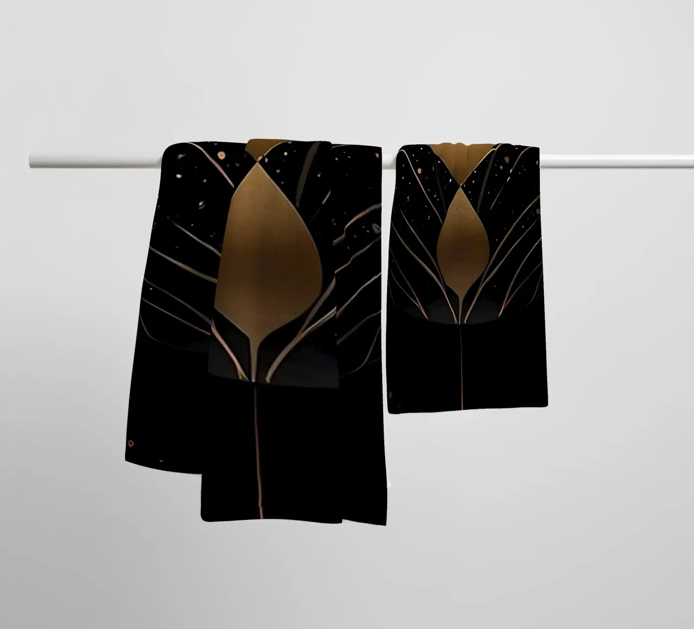 Modern Easter egg towel by LM2Kone