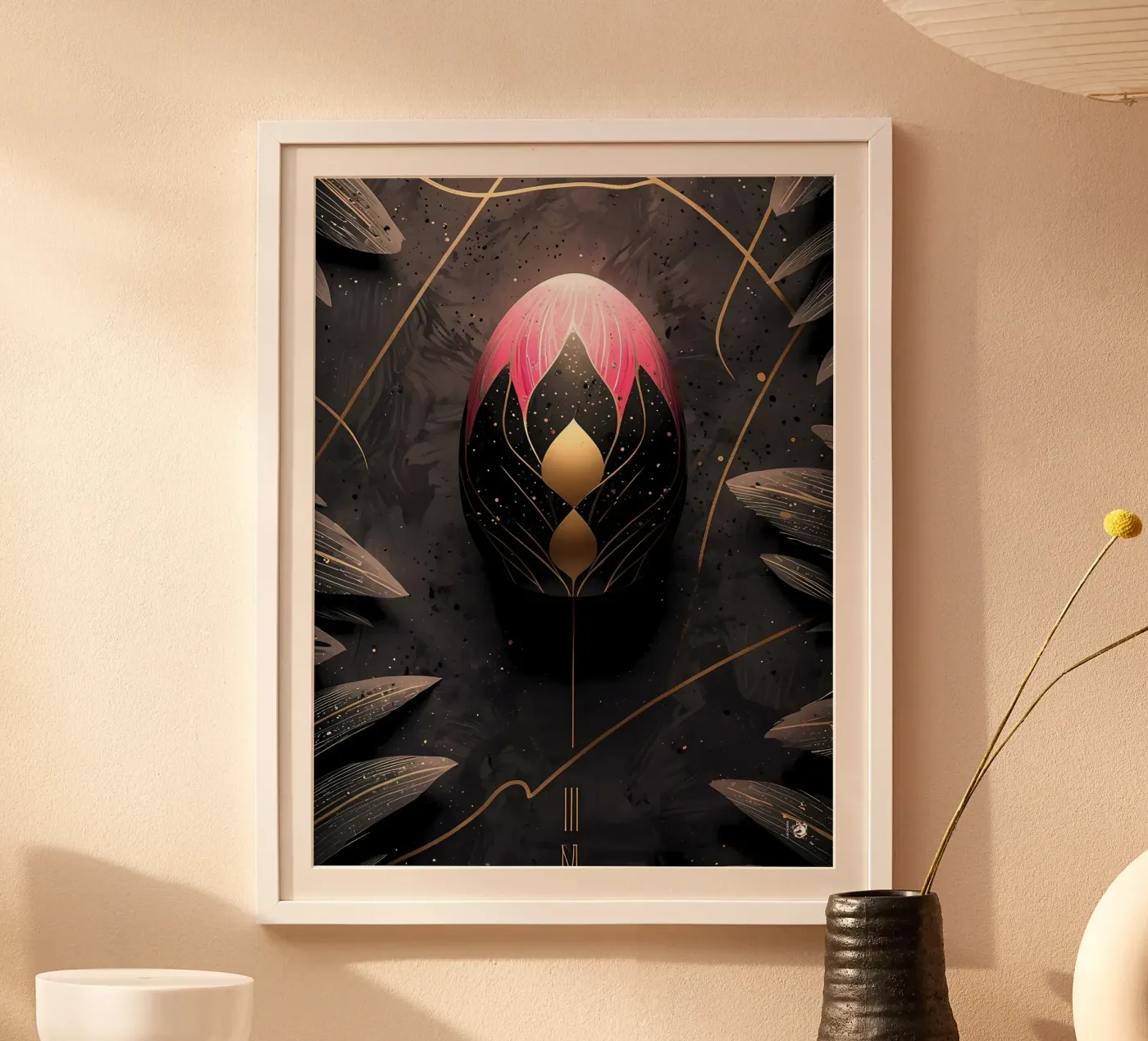 Modern Easter egg poster de LM2Kone