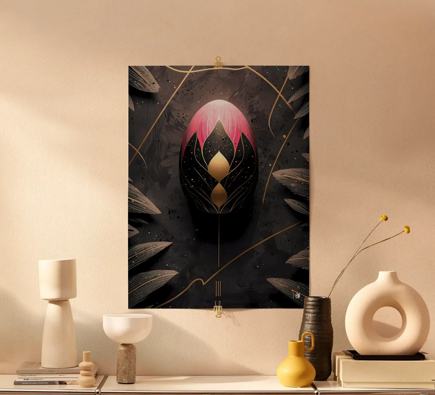 Modern Easter egg poster de LM2Kone