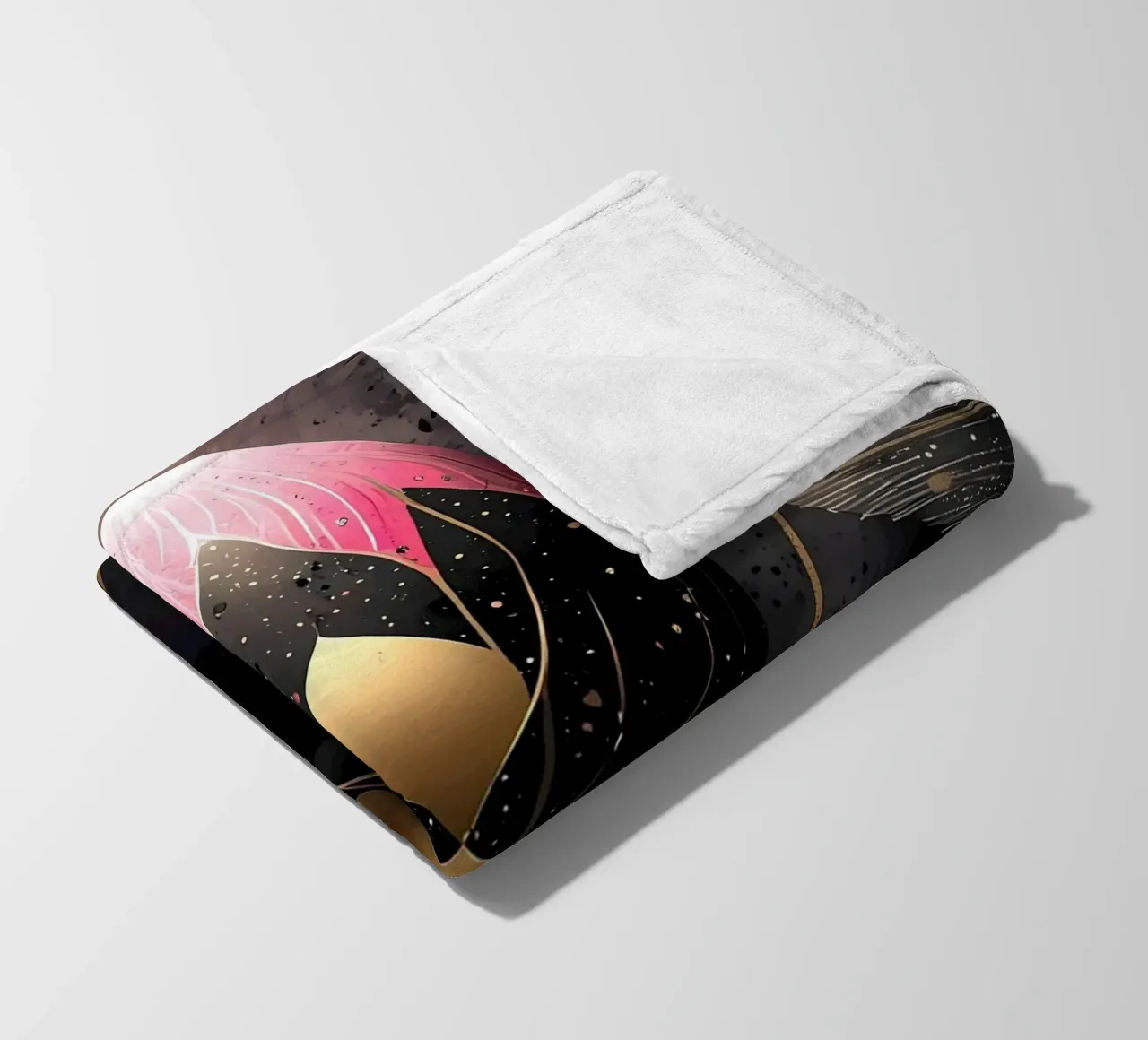 Modern Easter egg fleece blanket by LM2Kone
