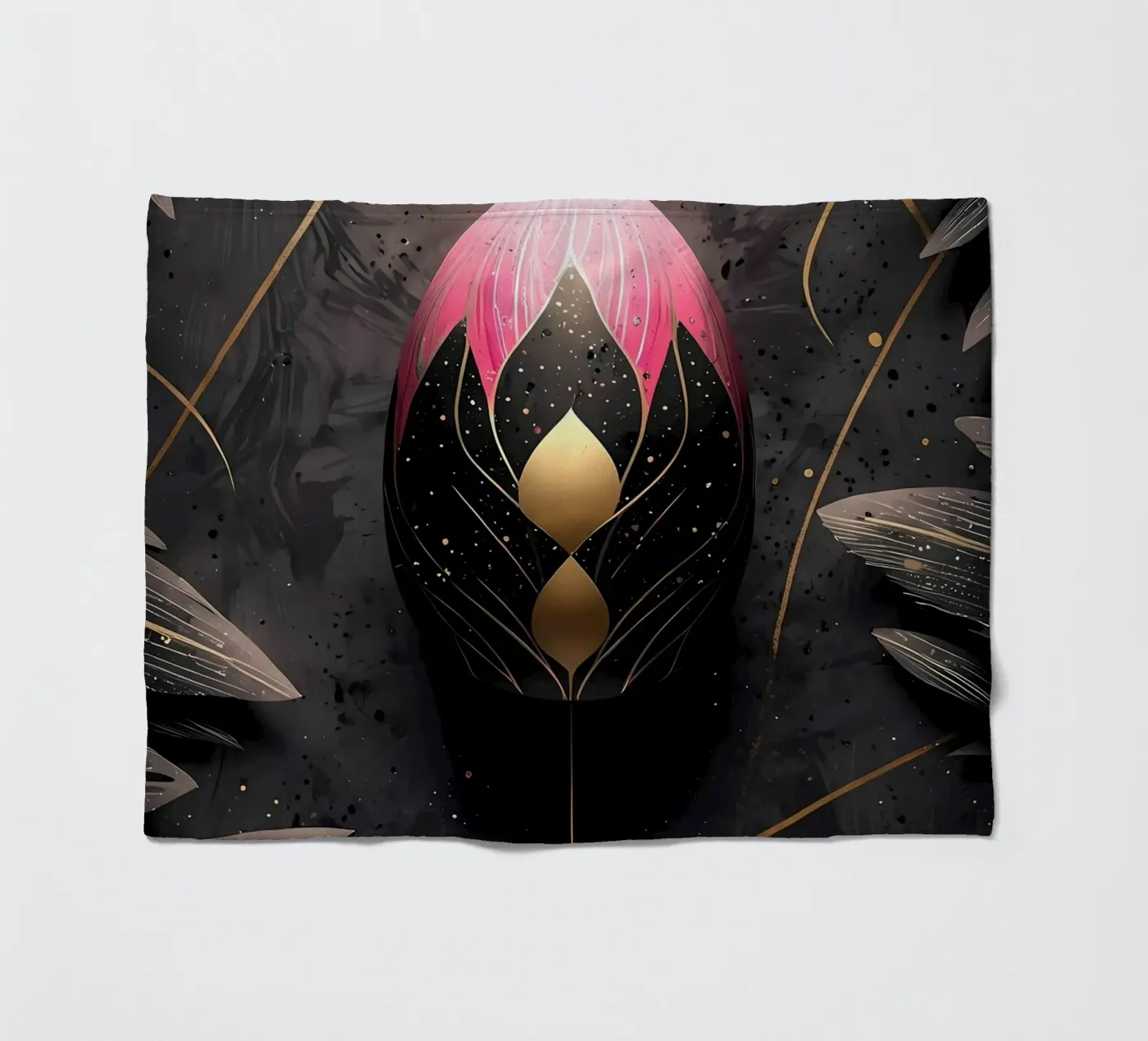 Modern Easter egg Fleecedecke von LM2Kone