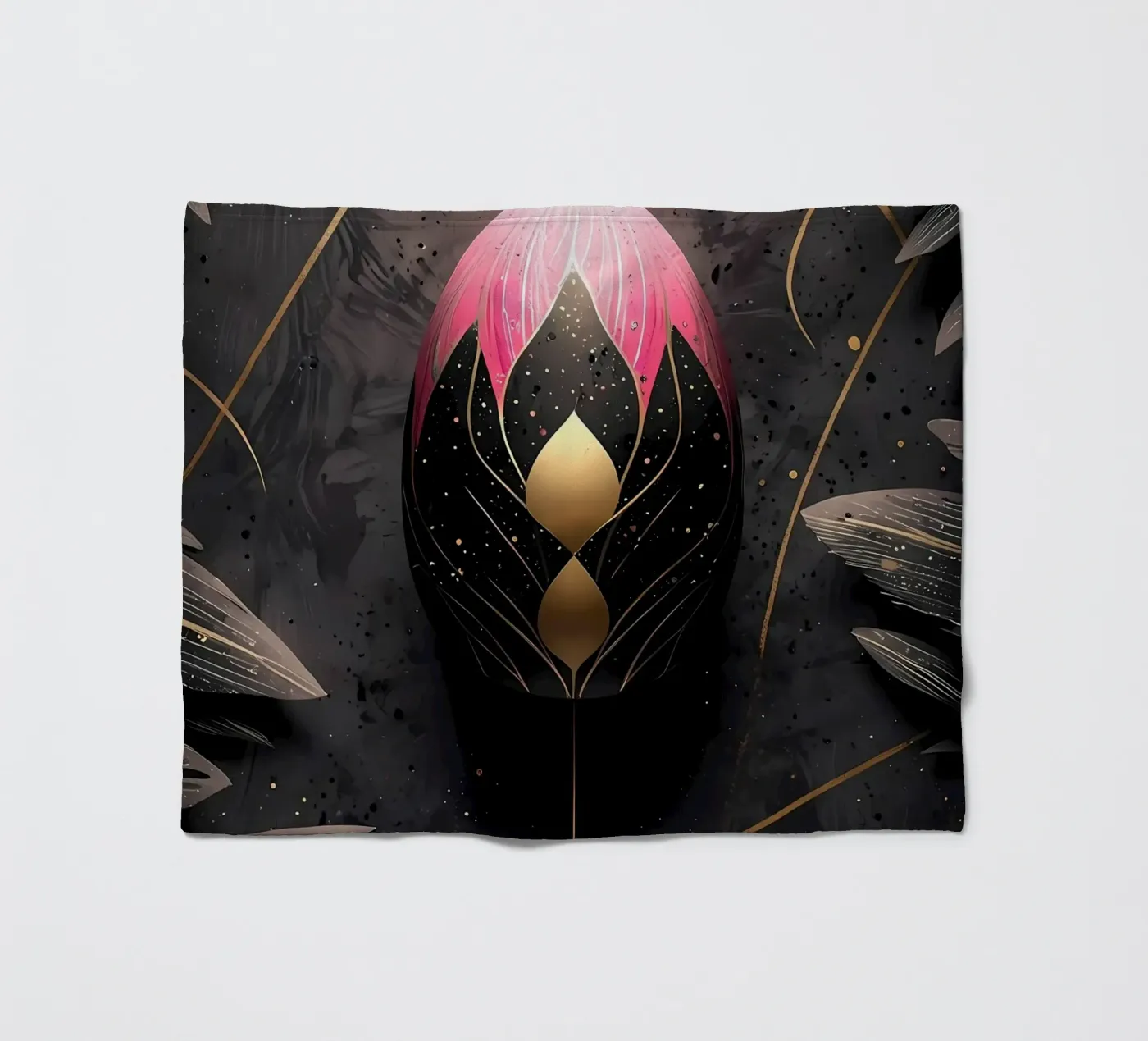 Modern Easter egg Fleecedecke von LM2Kone