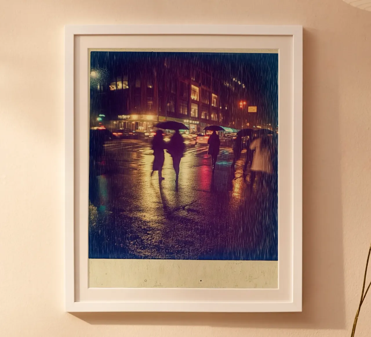 New York unter elektrischem Regenschauer Poster von By Night