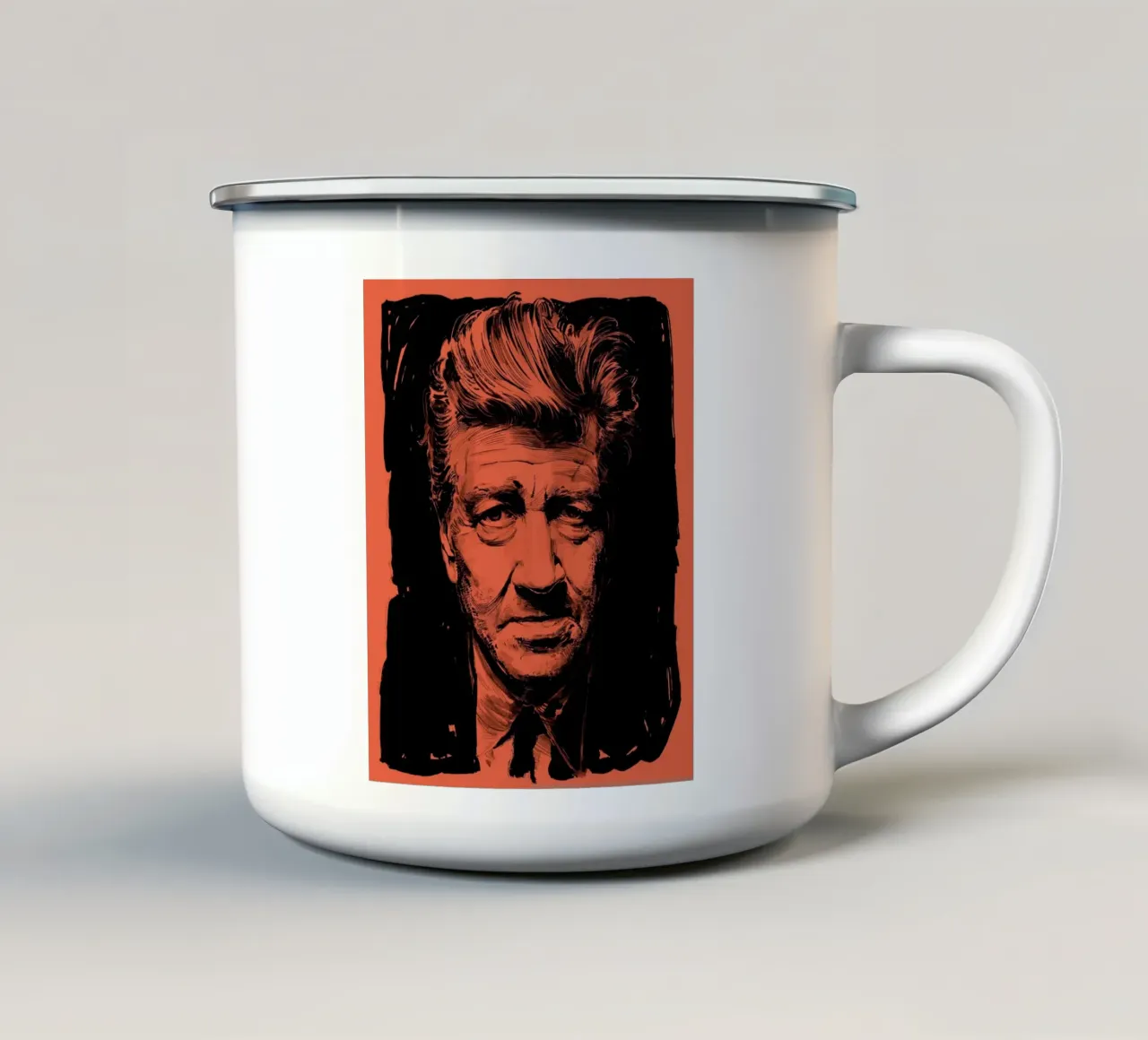 David Lynch tazza in smalto da DrawDraw