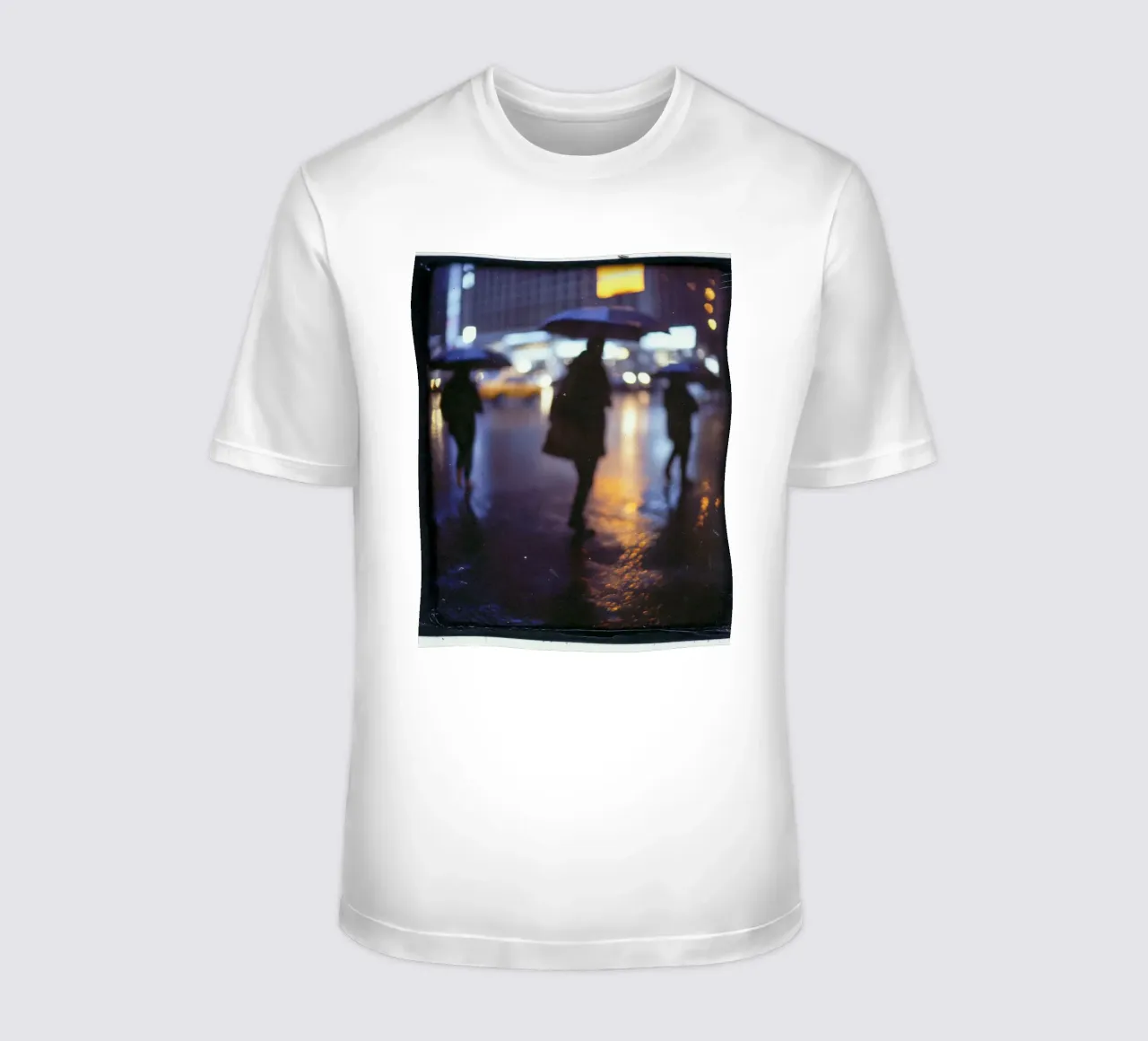 Blurred twilight in Manhattan t-shirt by By Night