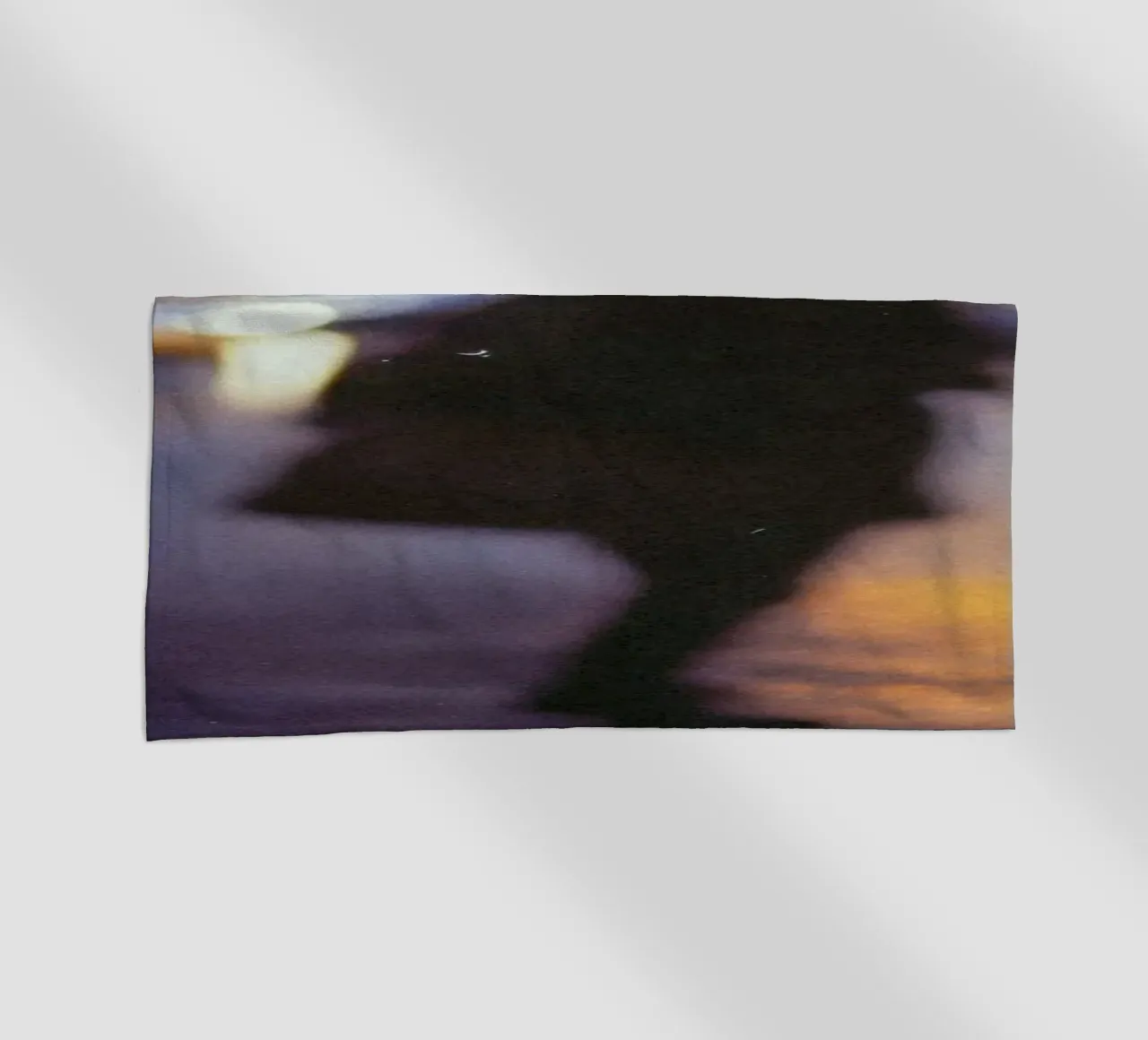 Blurred twilight in Manhattan beach towel by By Night