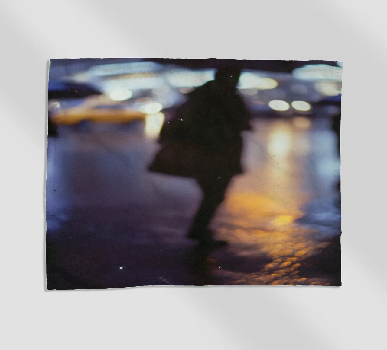 Blurred twilight in Manhattan beach towel by By Night