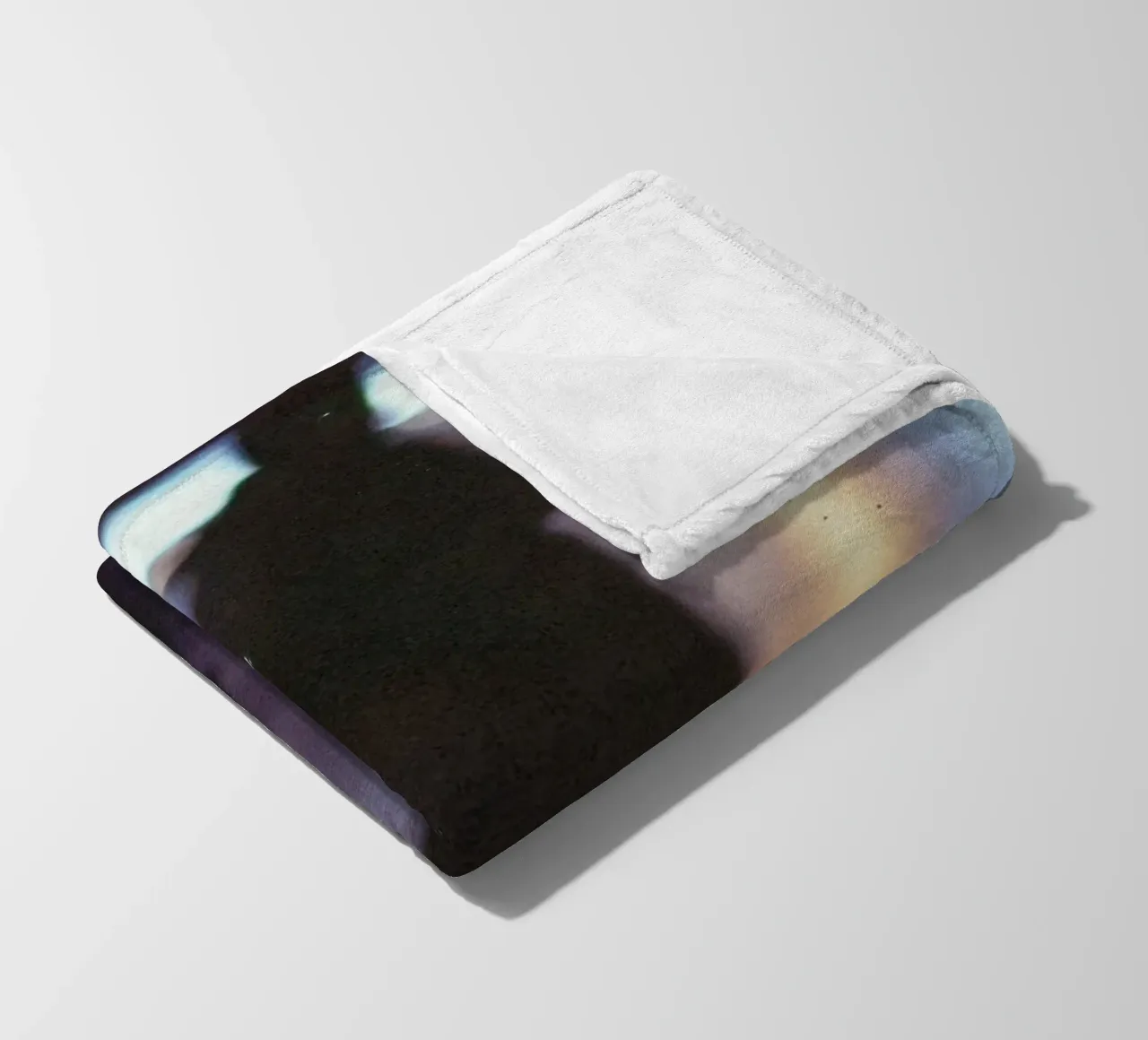 Blurred twilight in Manhattan fleece blanket by By Night