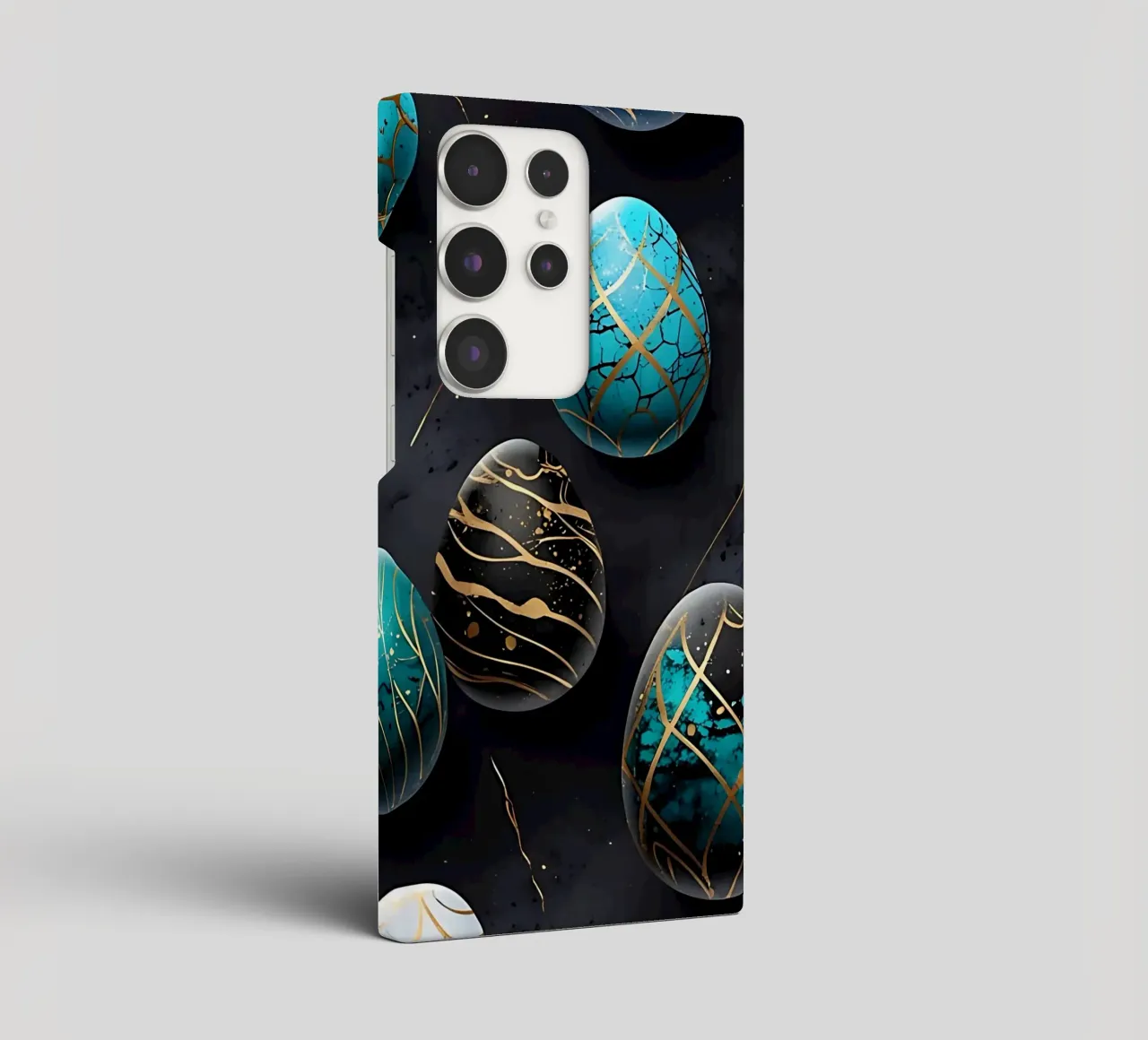 Uovo di Pasqua blu cover samsung da LM2Kone