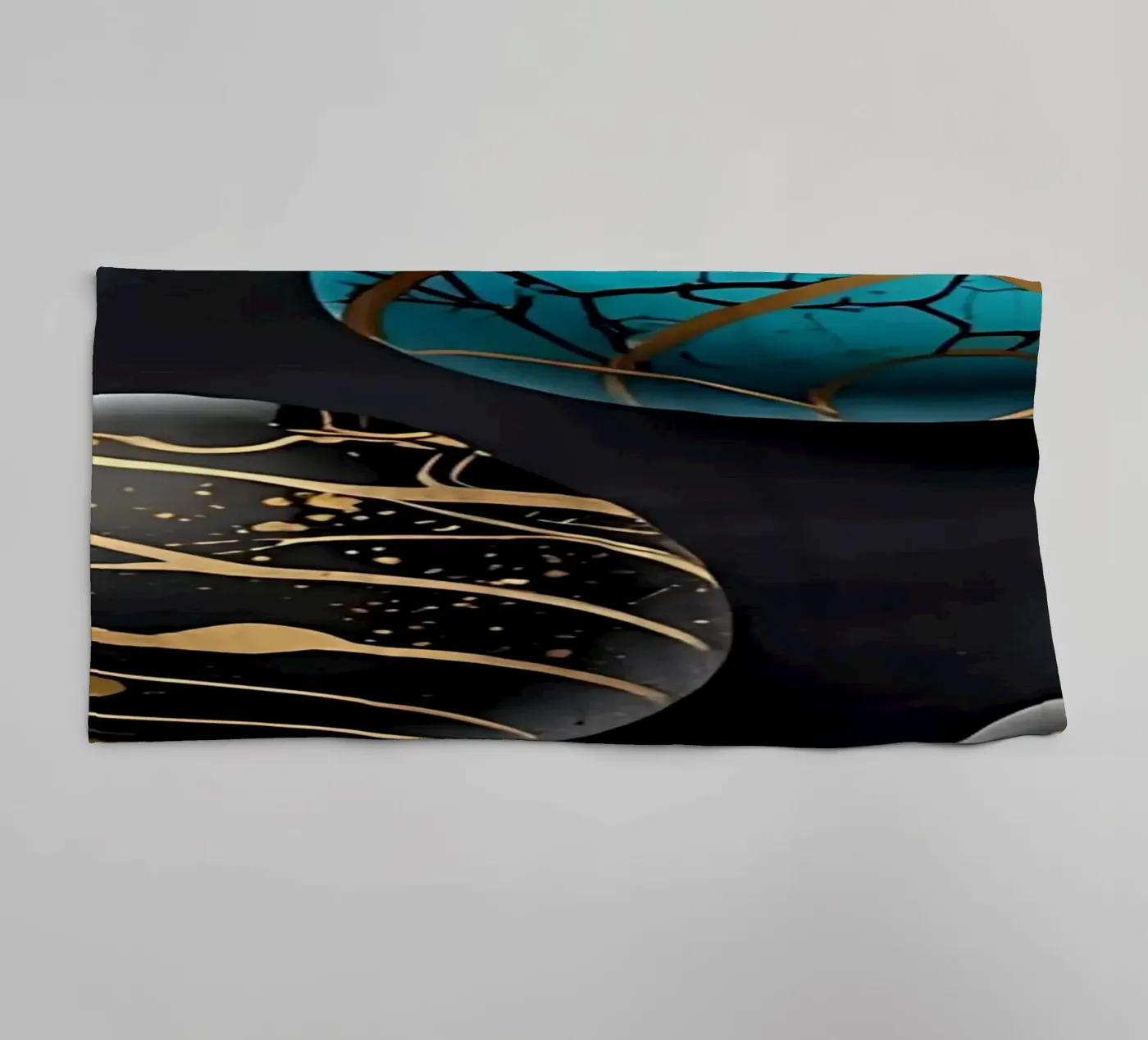 Blue Easter Egg badhanddoek van LM2Kone