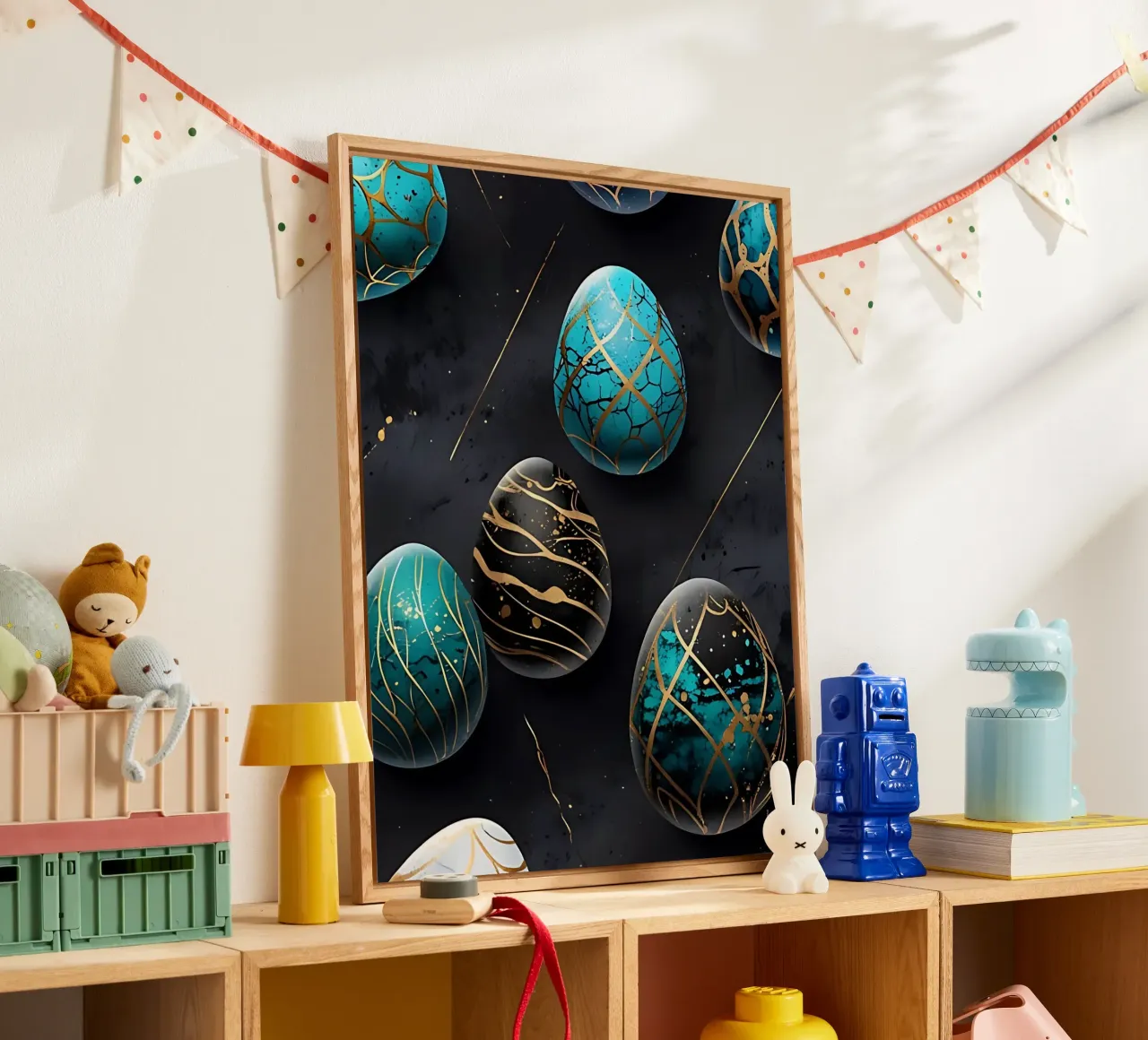 Blue Easter Egg plexiglas de LM2Kone