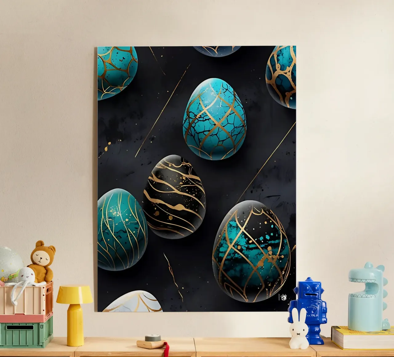 Blue Easter Egg plexiglas de LM2Kone