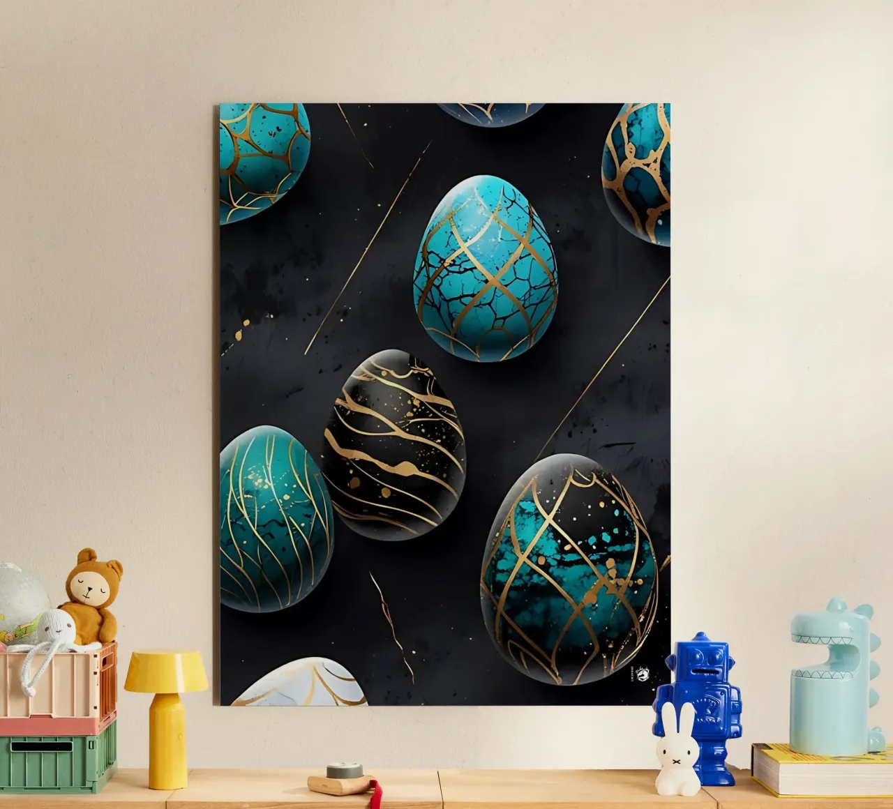 Blue Easter Egg forex plate by LM2Kone