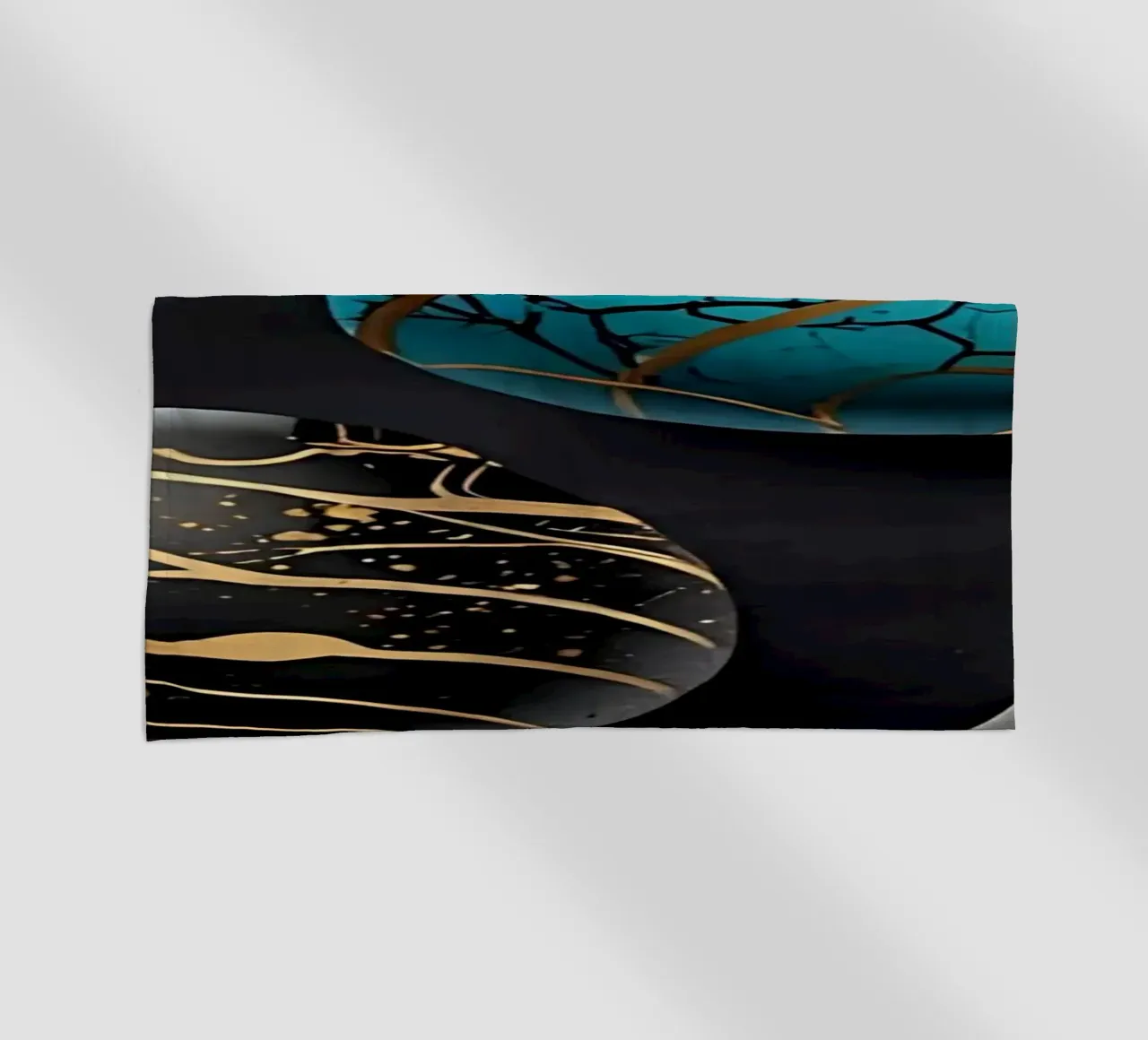 Uovo di Pasqua blu telo mare da LM2Kone