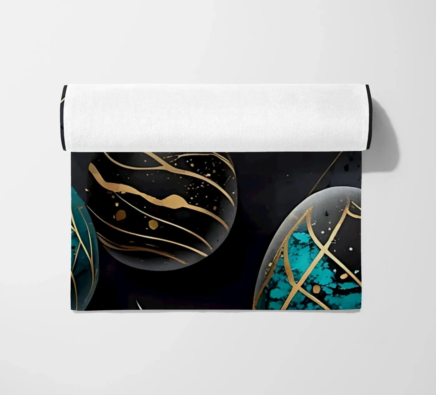 Blue Easter Egg Strandtuch von LM2Kone