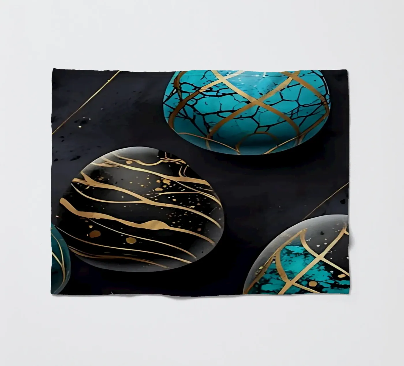 Uovo di Pasqua blu coperta in pile da LM2Kone