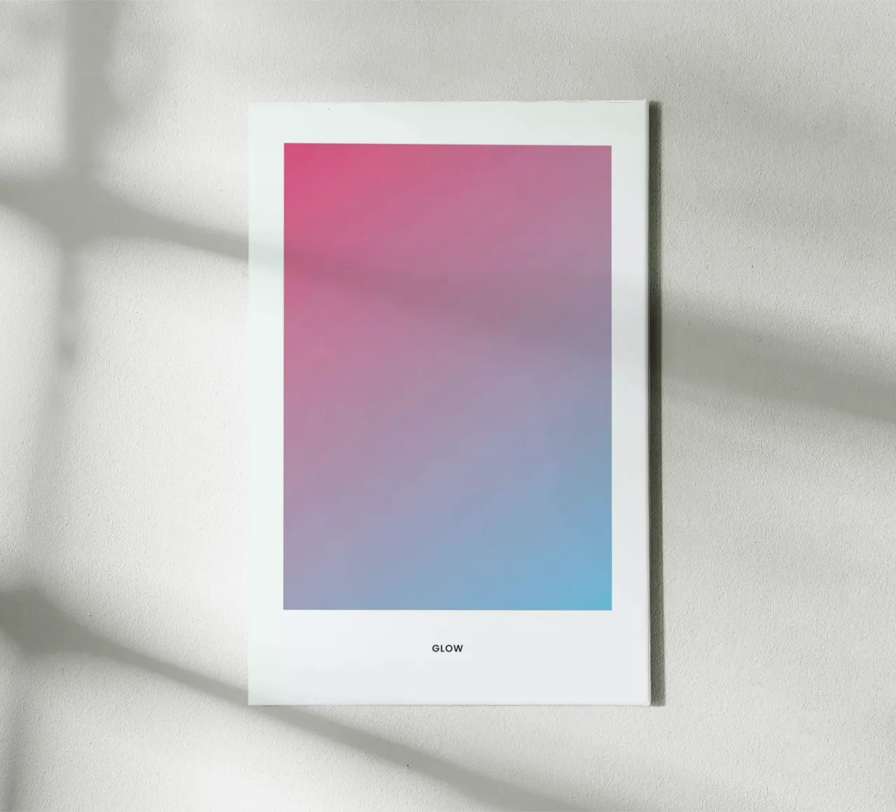 Glow #4 tela con Cornice a cassetta da daylight design studio