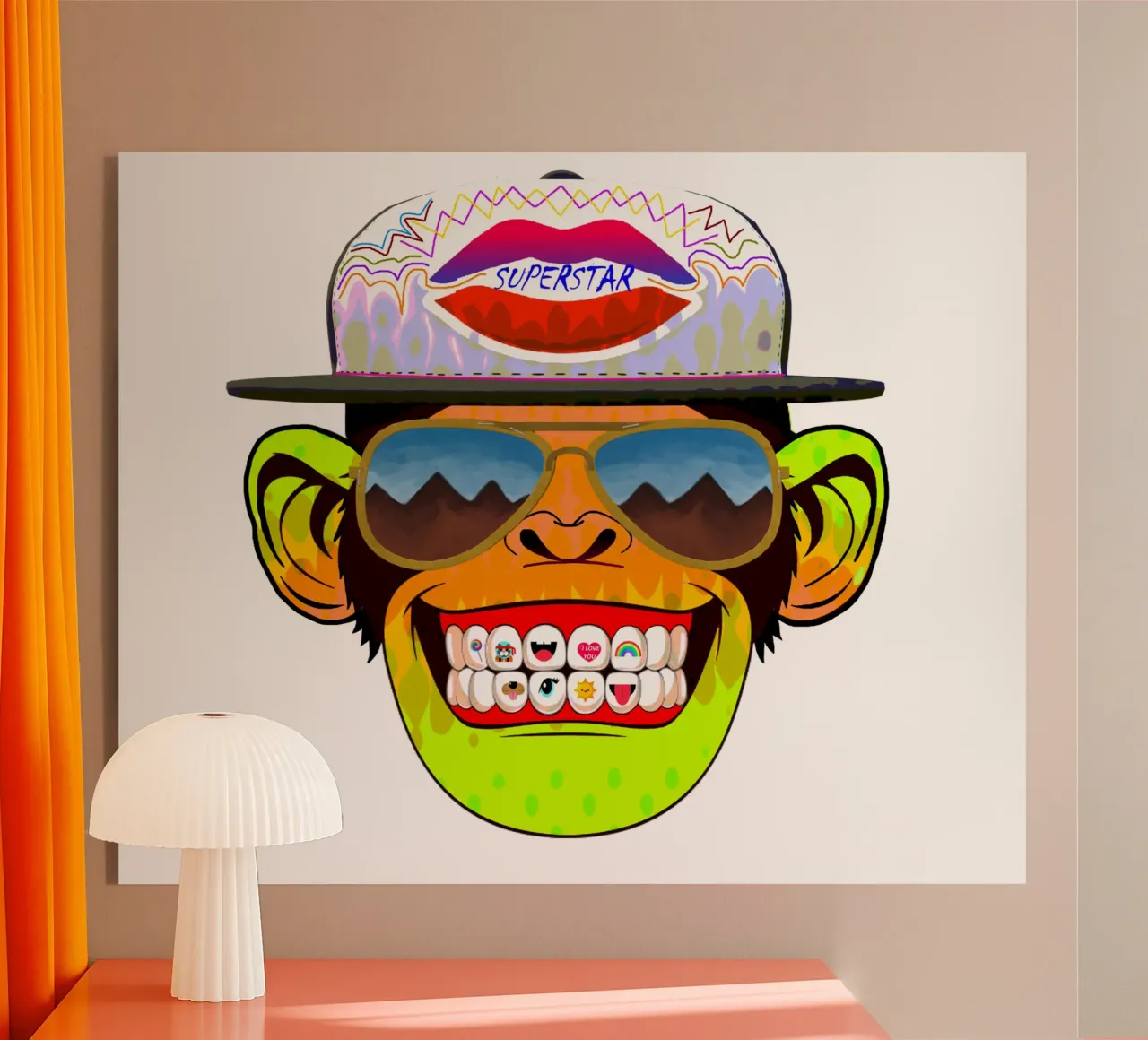 Coole Monkey plexiglass da Crazyy Mode