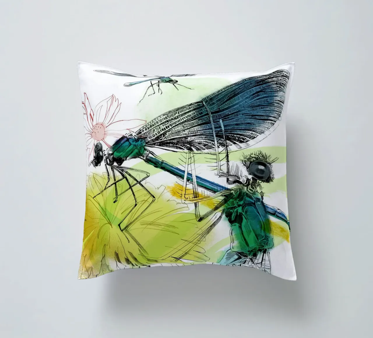 Insekten II cuscino da DrawDraw