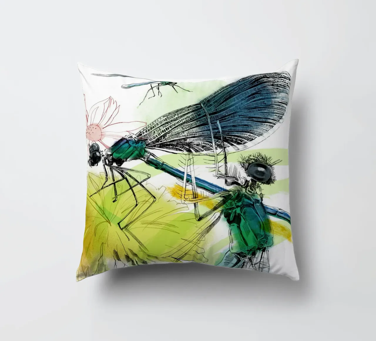 Insekten II cuscino da DrawDraw