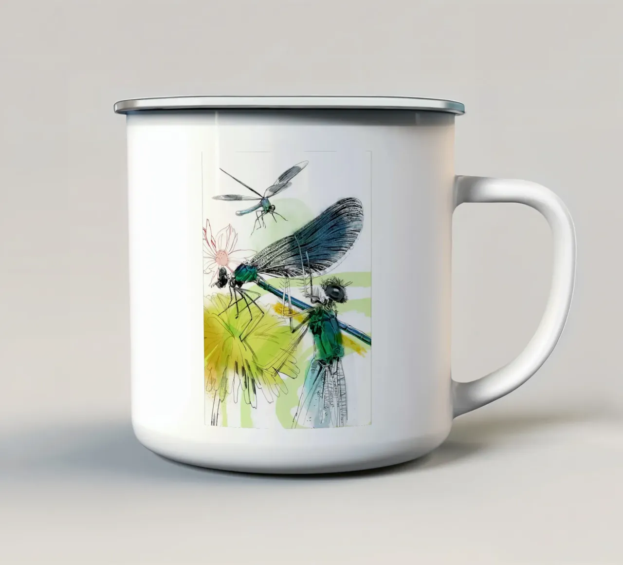 Insekten II tazza in smalto da DrawDraw