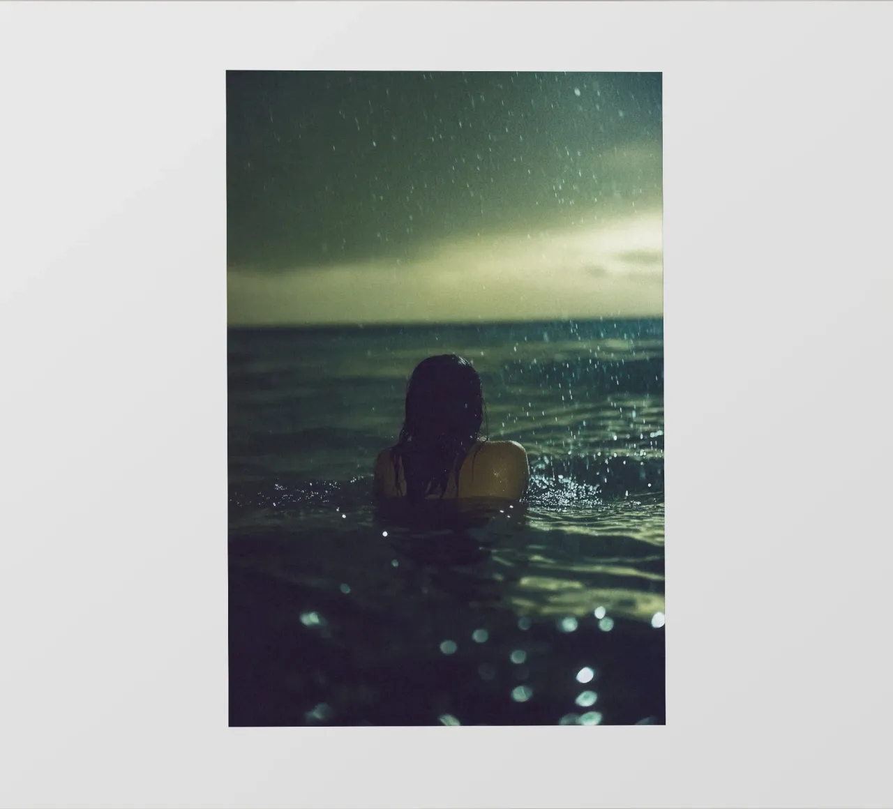 Brighton by Night - Rain, sea and mystery photo wallpaper by By Night