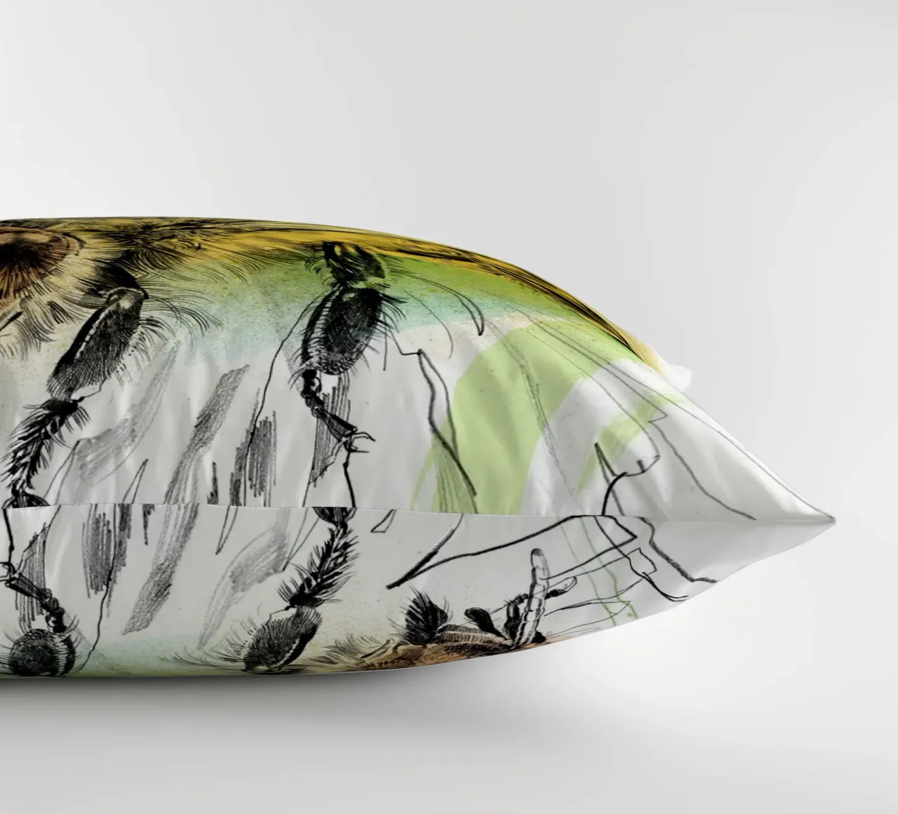 Insekten III decorative cushion by DrawDraw