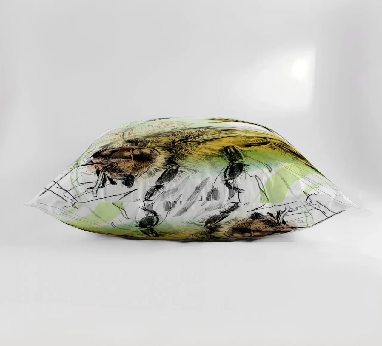 Insekten III decorative cushion by DrawDraw