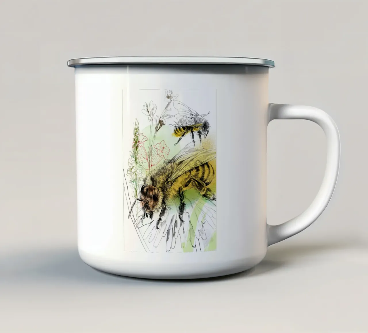 Insekten III tazza in smalto da DrawDraw