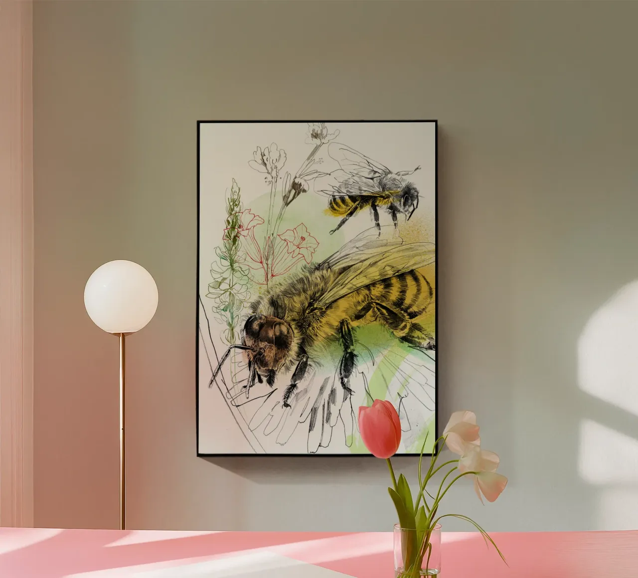Insekten III acrylic glass by DrawDraw