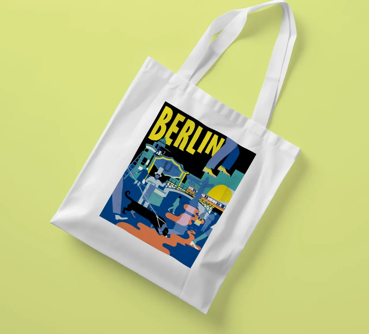 Berlin tote bag by DrawDraw