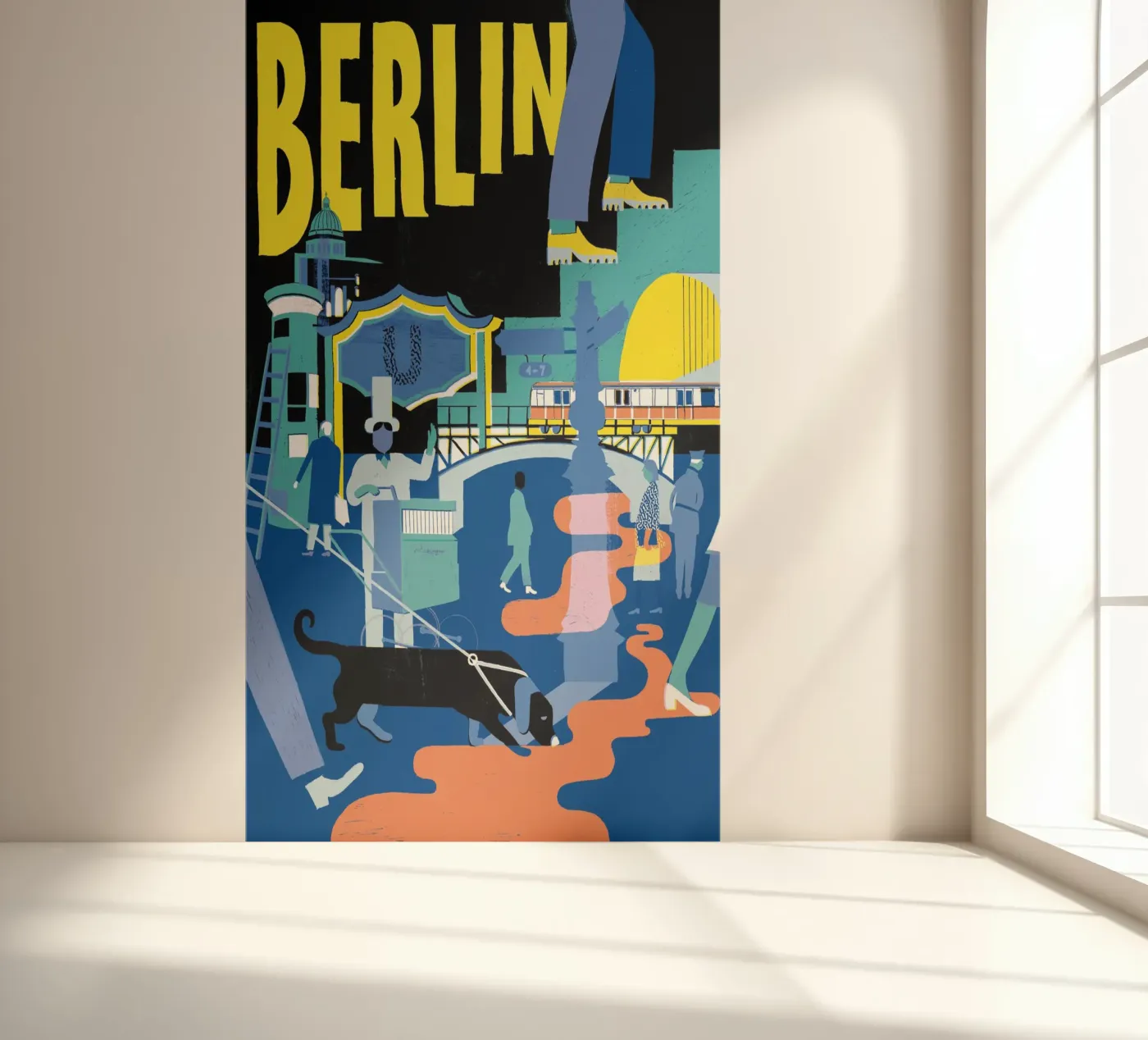 Berlin fotobehang van DrawDraw