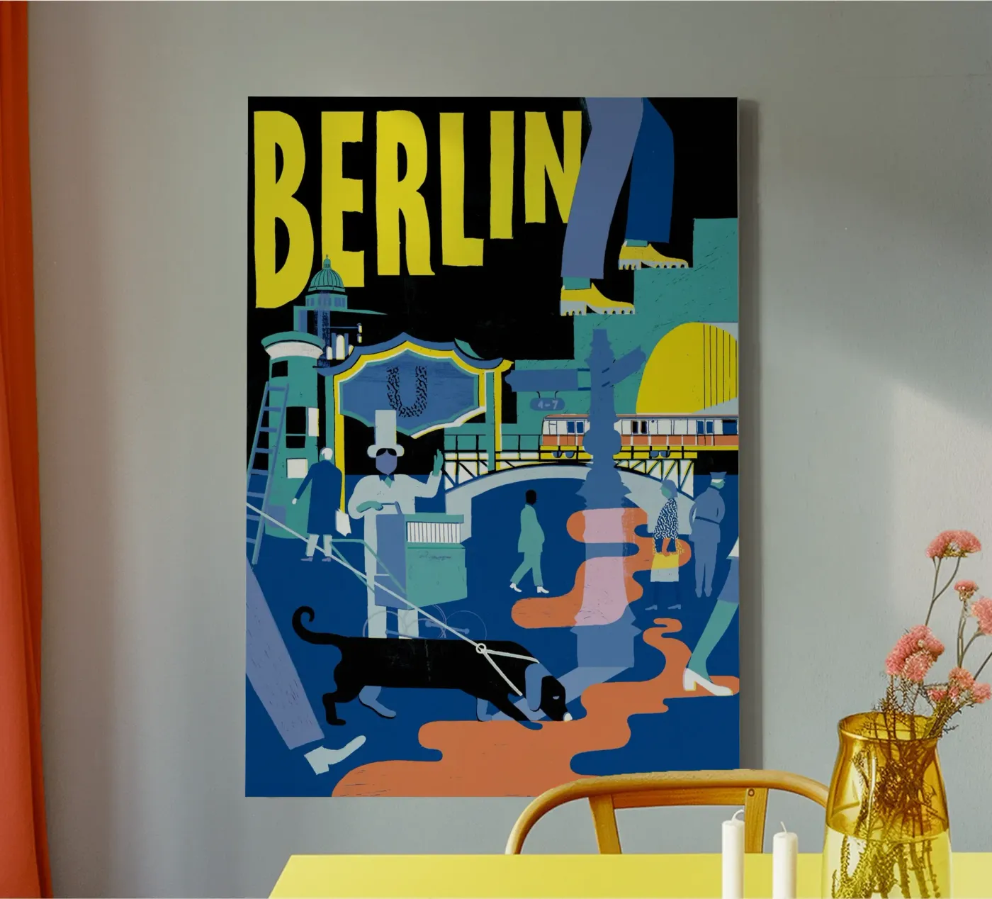 Berlin tela da DrawDraw