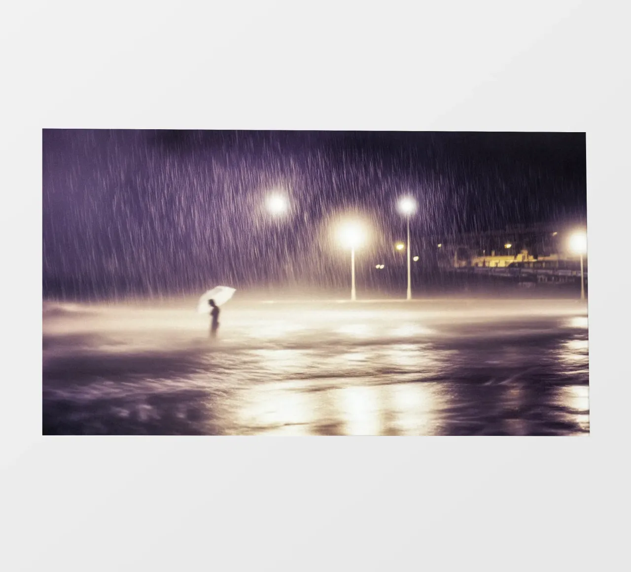 Under Brighton's purple rain photo wallpaper by By Night