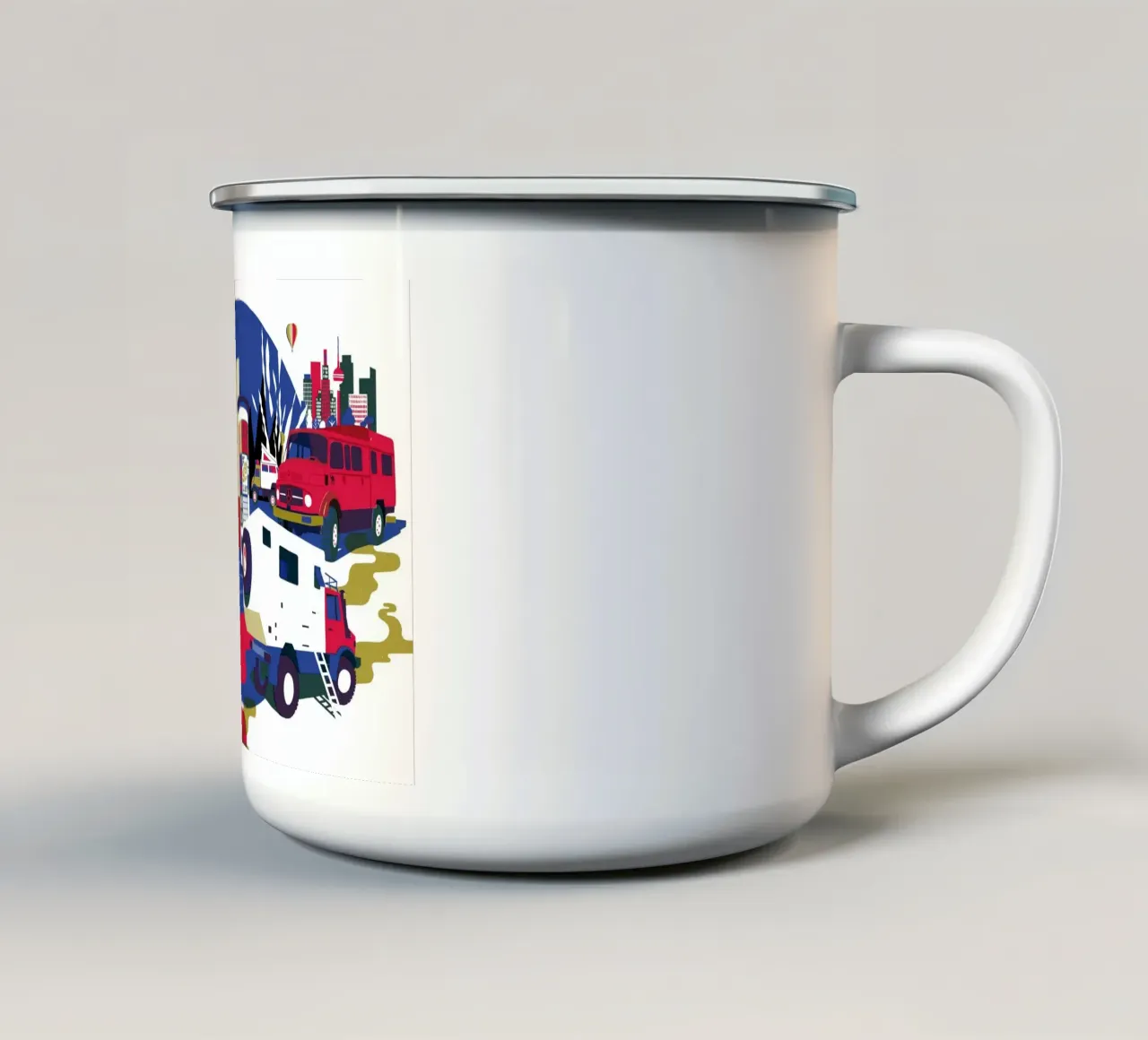 Vanlife tazza in smalto da DrawDraw