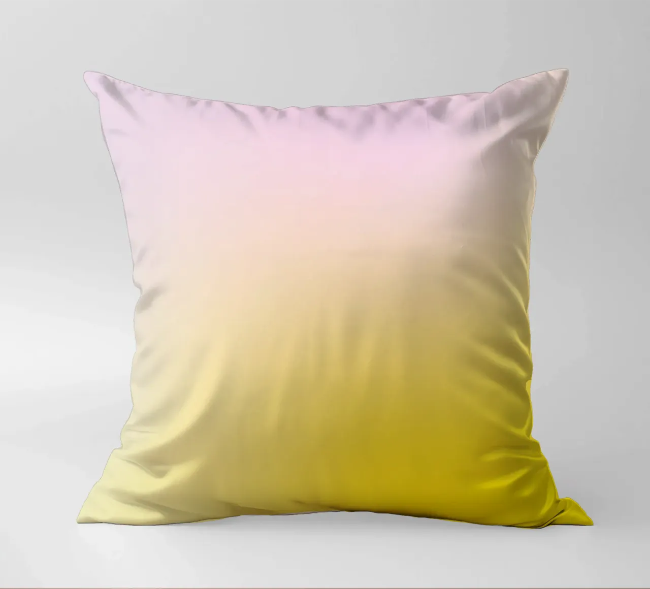 Delicato gradiente giallo e rosa cuscino da Katja Stehle Design