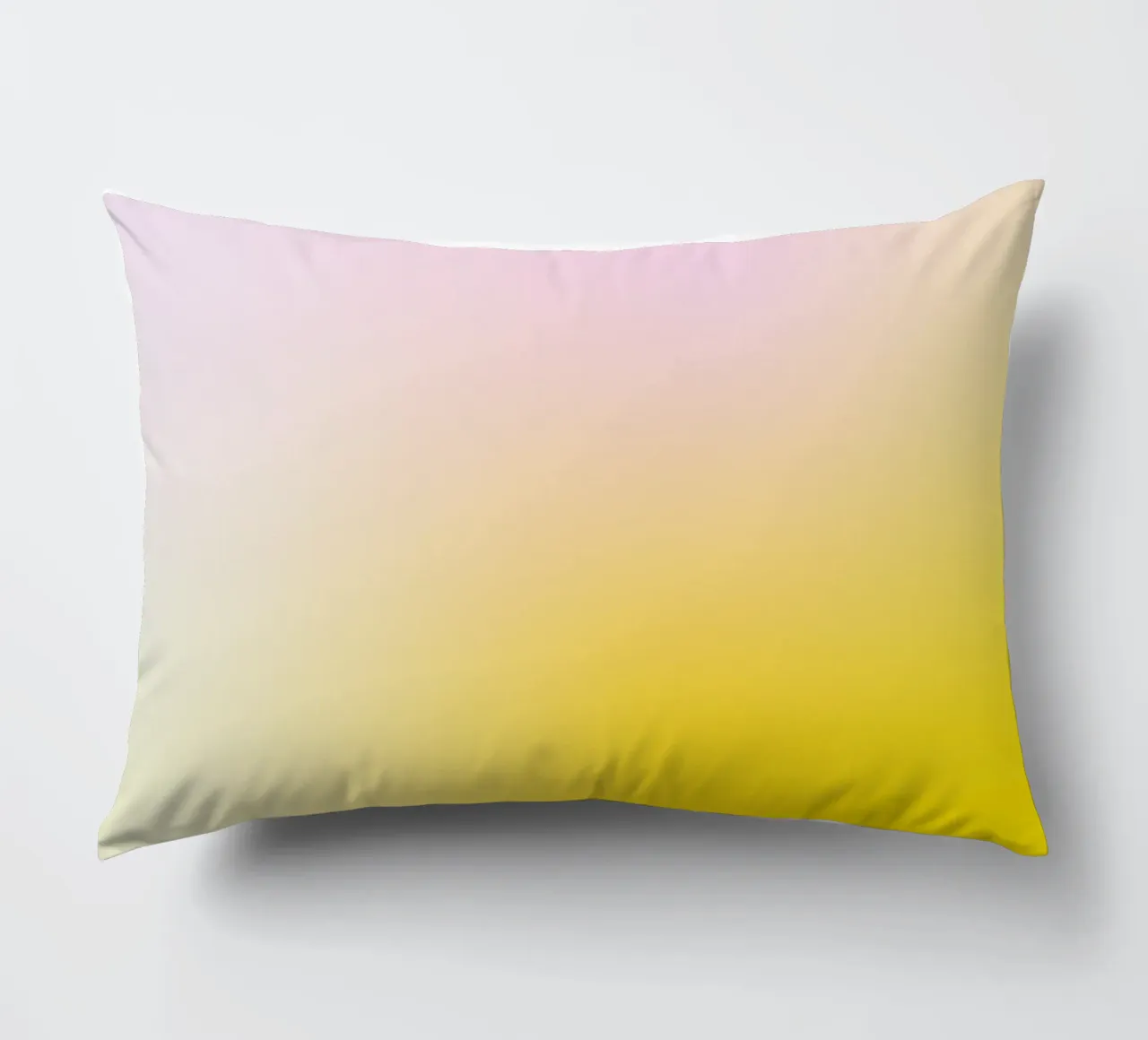 Delicato gradiente giallo e rosa cuscino da Katja Stehle Design