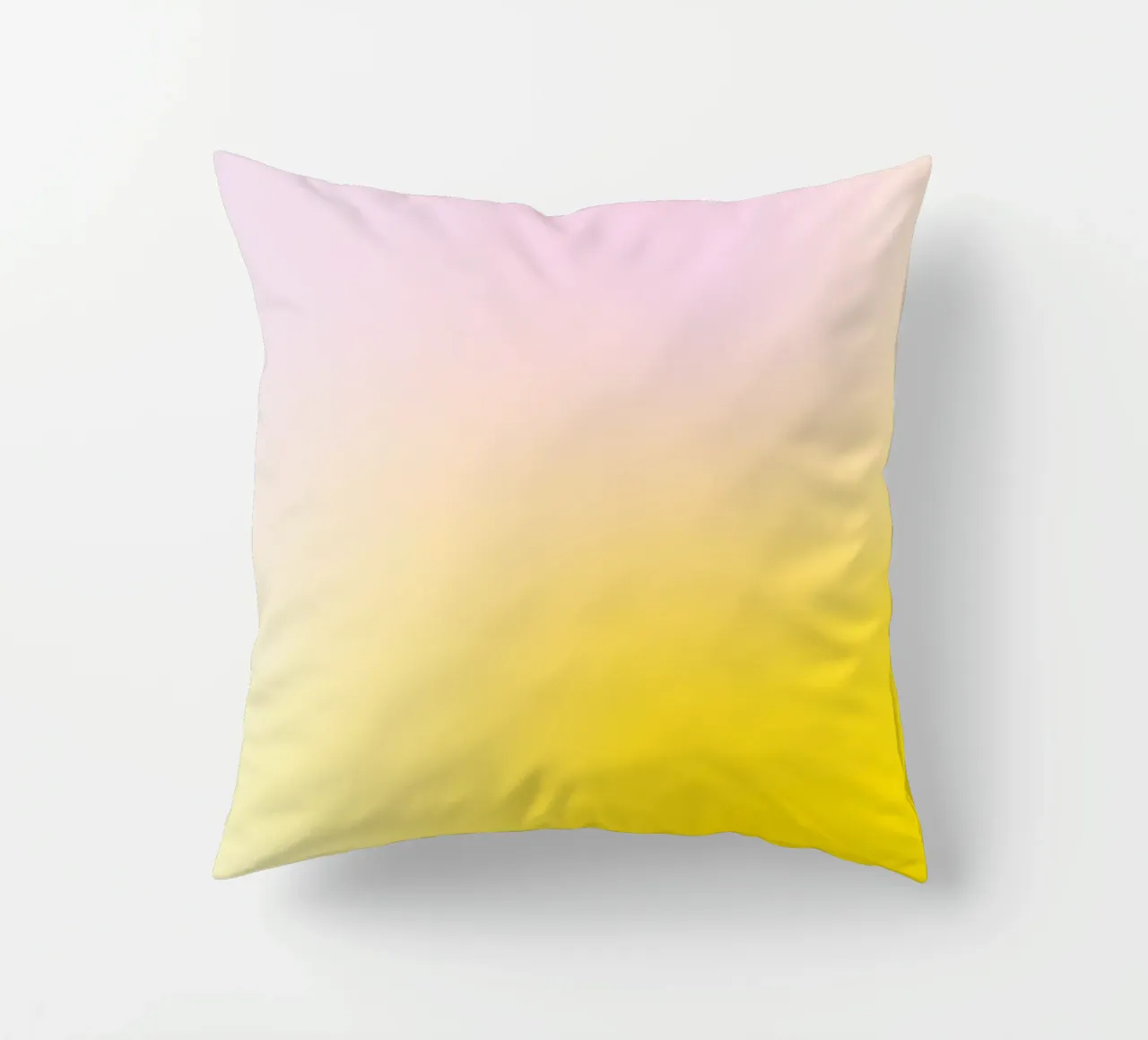 Delicato gradiente giallo e rosa cuscino da Katja Stehle Design