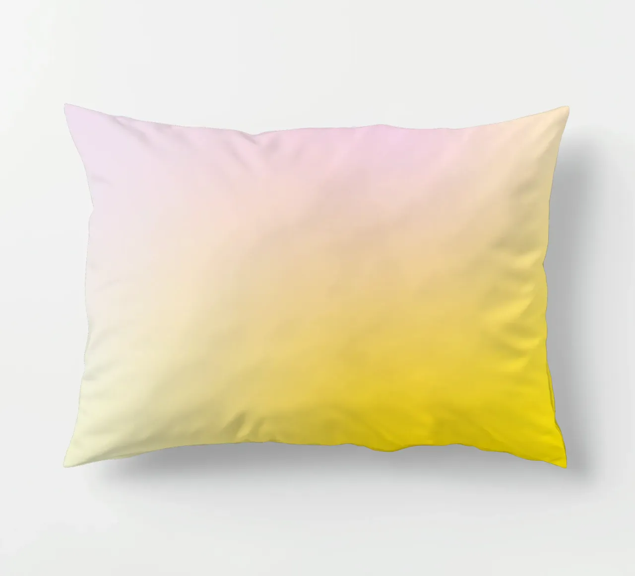 Delicato gradiente giallo e rosa cuscino da Katja Stehle Design