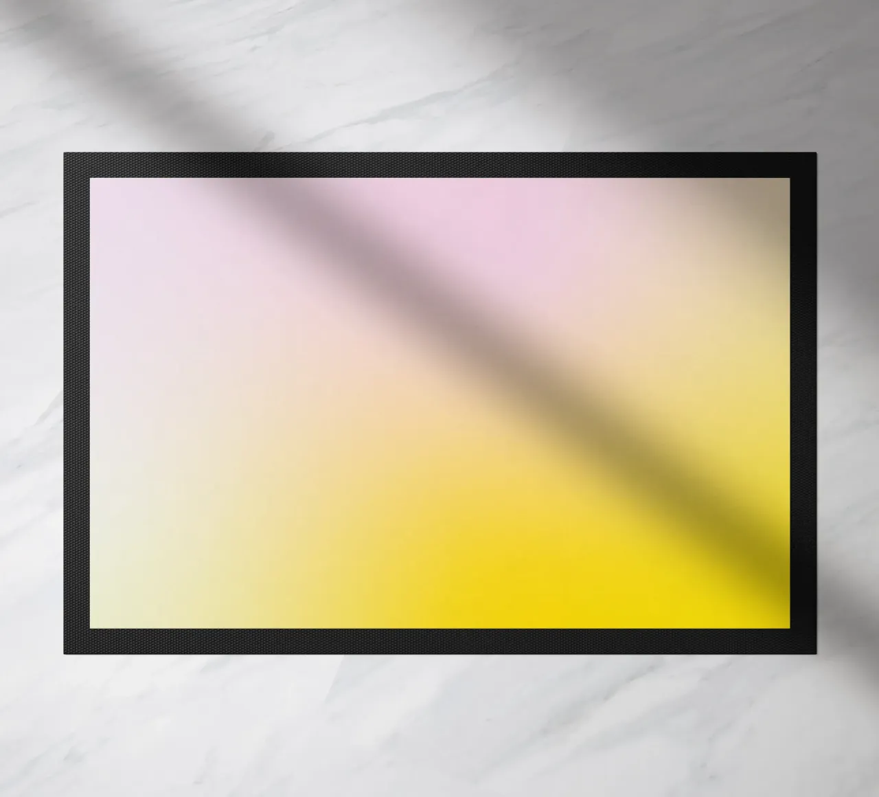Delicato gradiente giallo e rosa zerbino da Katja Stehle Design