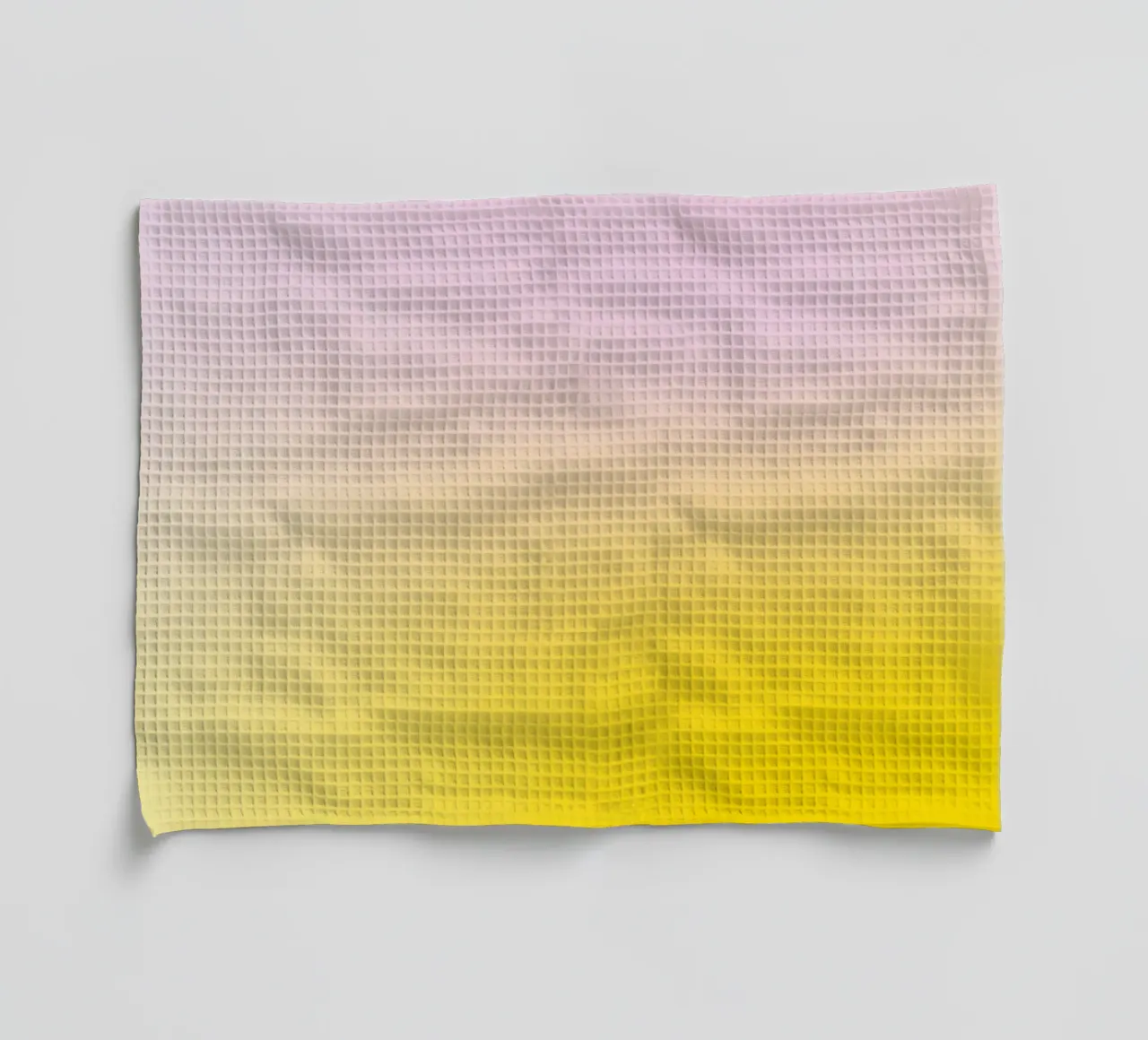Delicato gradiente giallo e rosa canovaccio da cucina da Katja Stehle Design