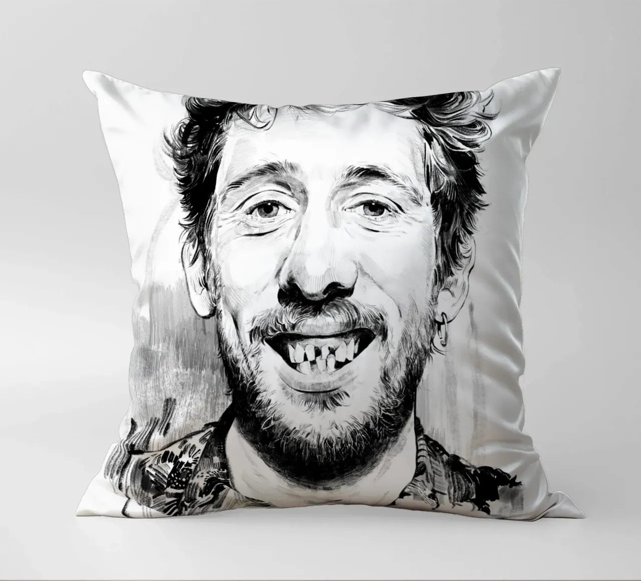 Shane MacGowan cuscino da DrawDraw