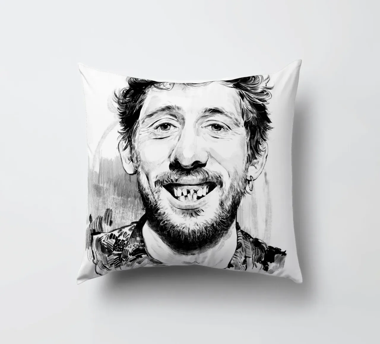 Shane MacGowan cuscino da DrawDraw