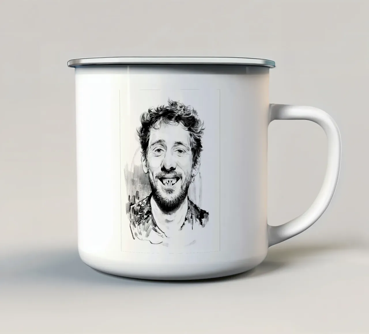 Shane MacGowan tazza in smalto da DrawDraw