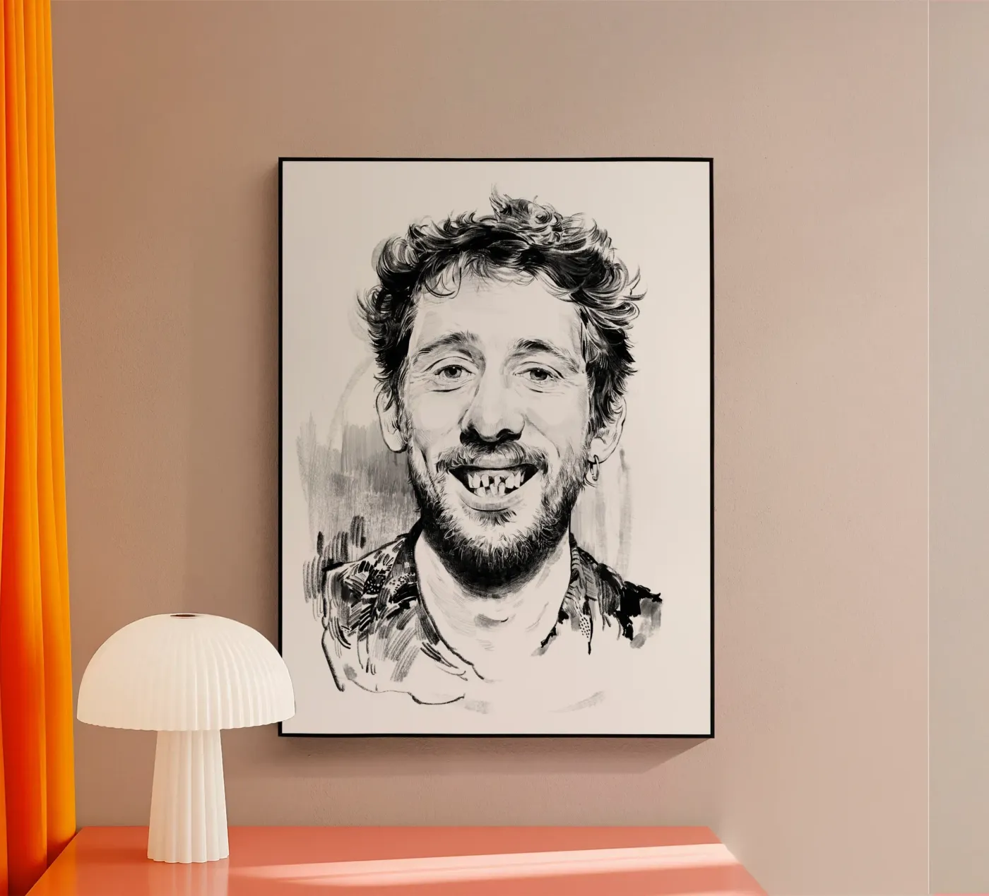 Shane MacGowan Acryl-Glas von DrawDraw