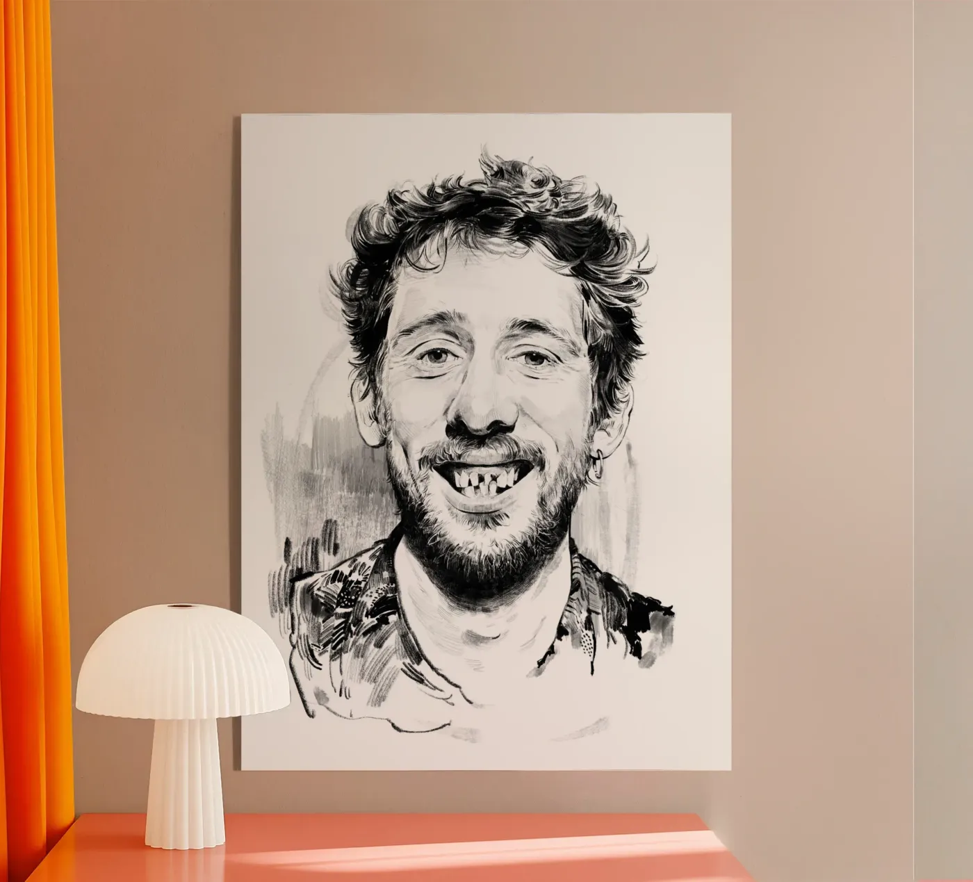 Shane MacGowan Acryl-Glas von DrawDraw