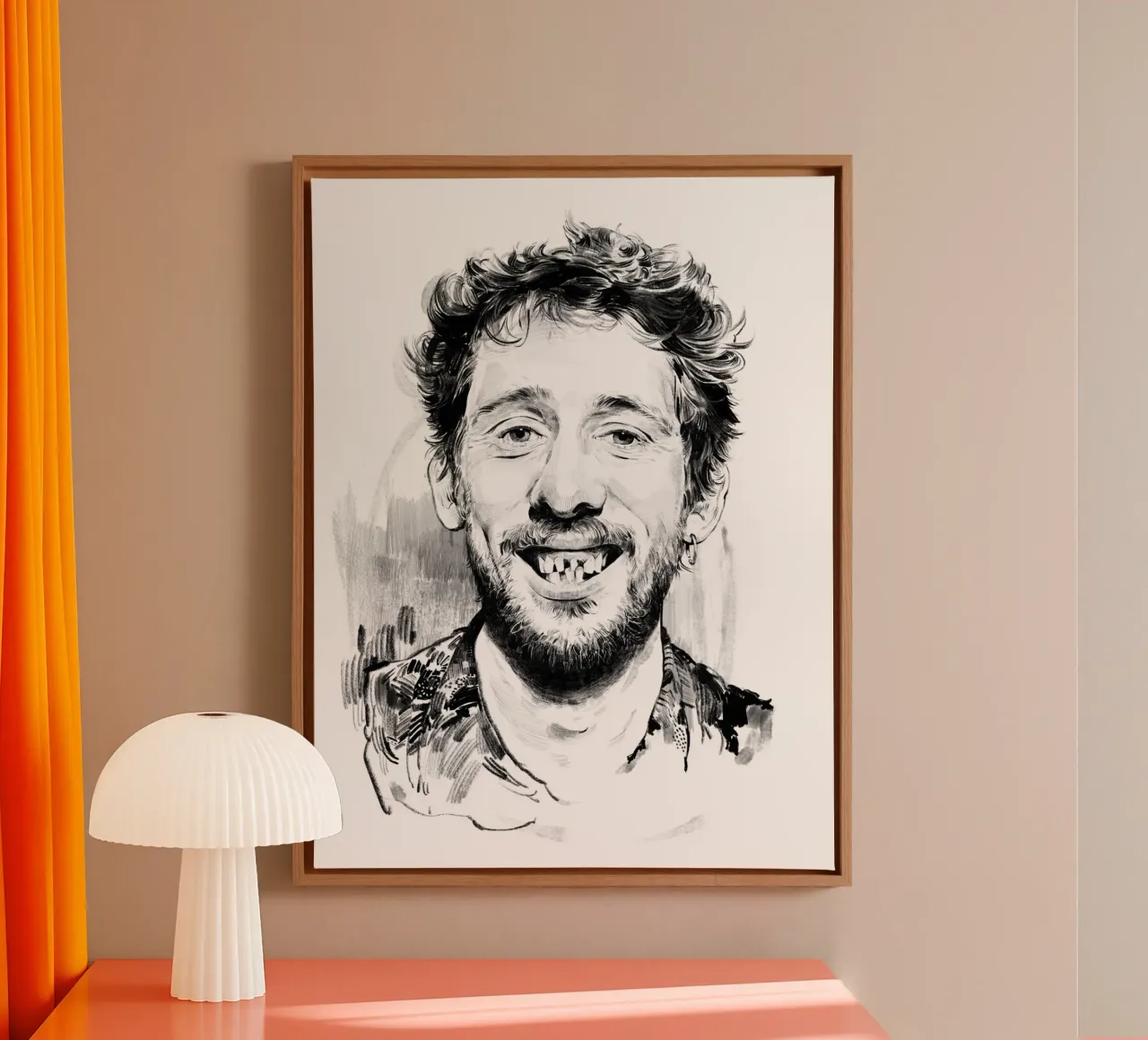 Shane MacGowan canvas by DrawDraw